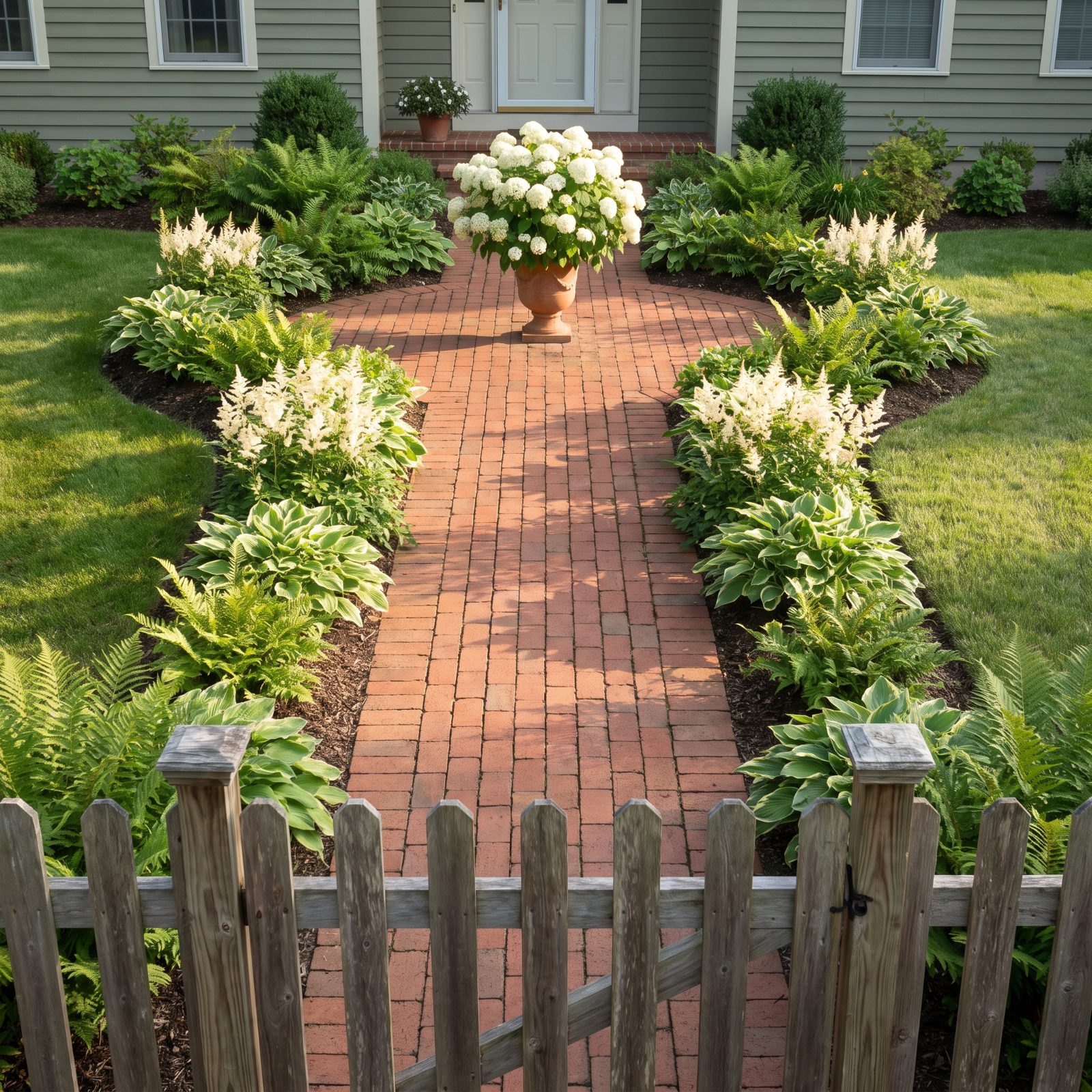 Align a Focal Plant With the Main Gate or Front Walk
