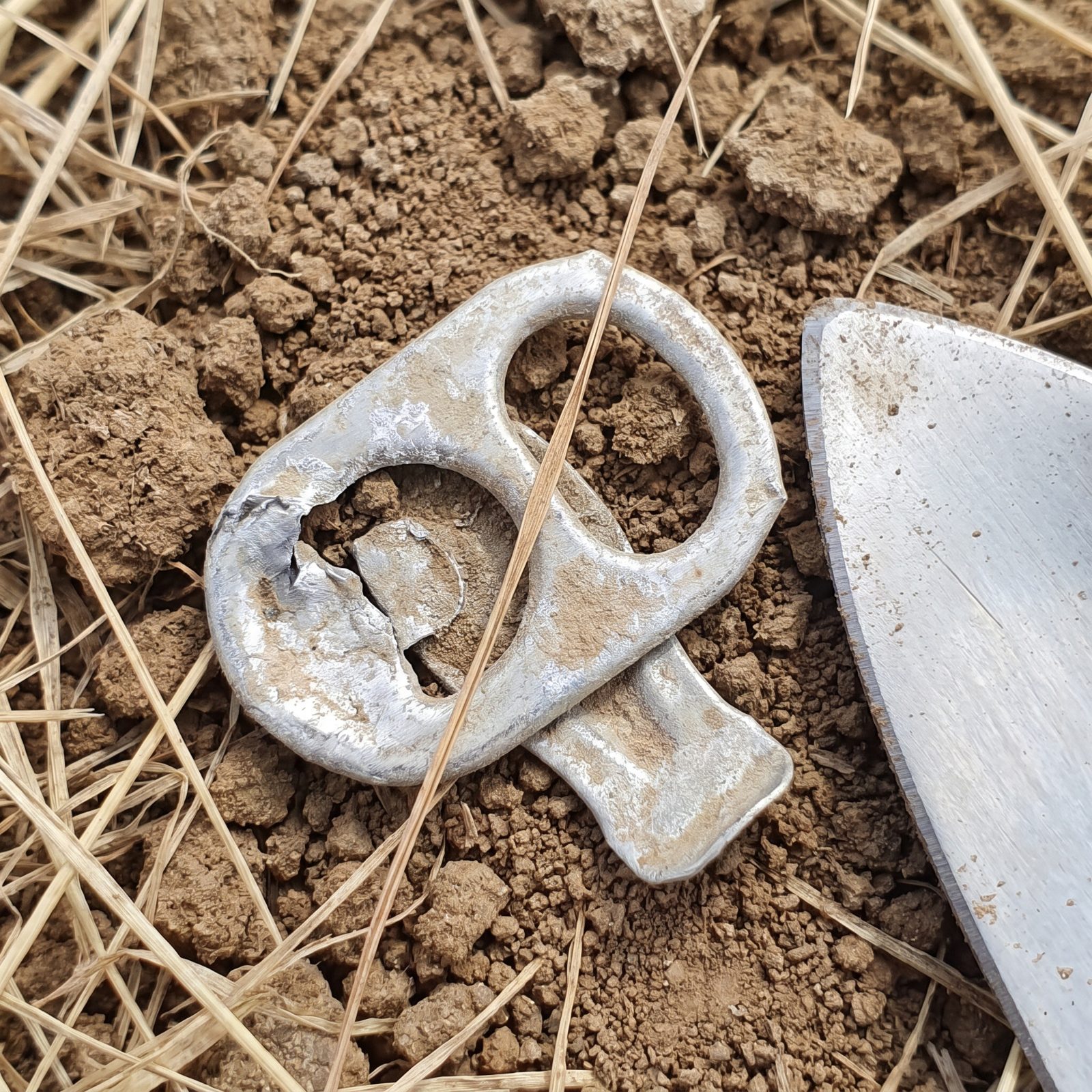 Aluminum Pull Tabs, Ring Tabs, Beaver Tails and Stay-Tabs From Decades of Litter