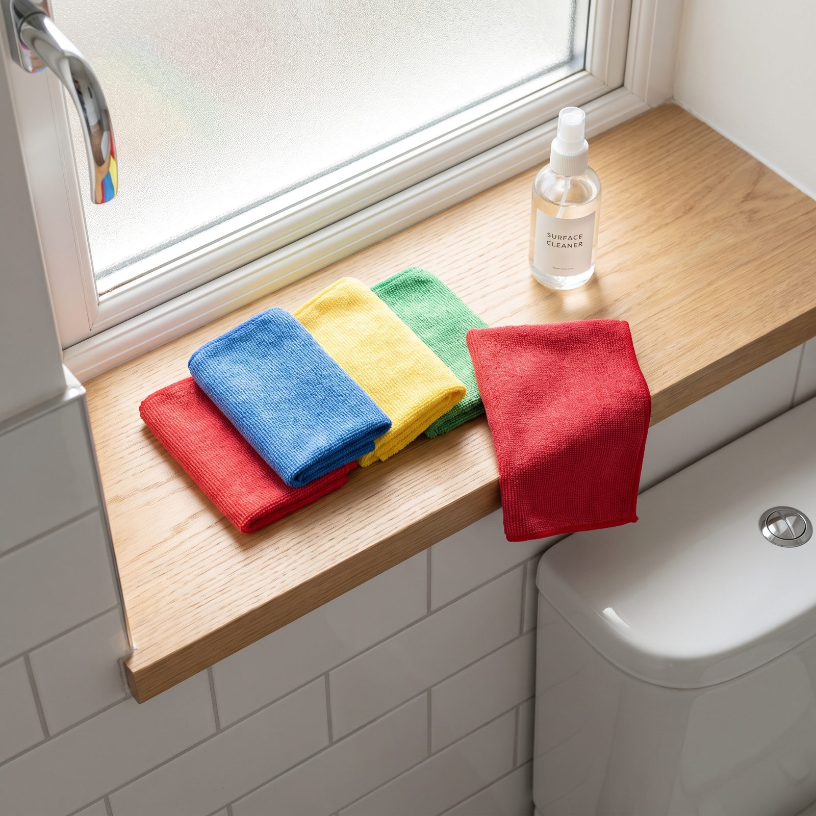 Assigning One Color Cloth to the Toilet Alone