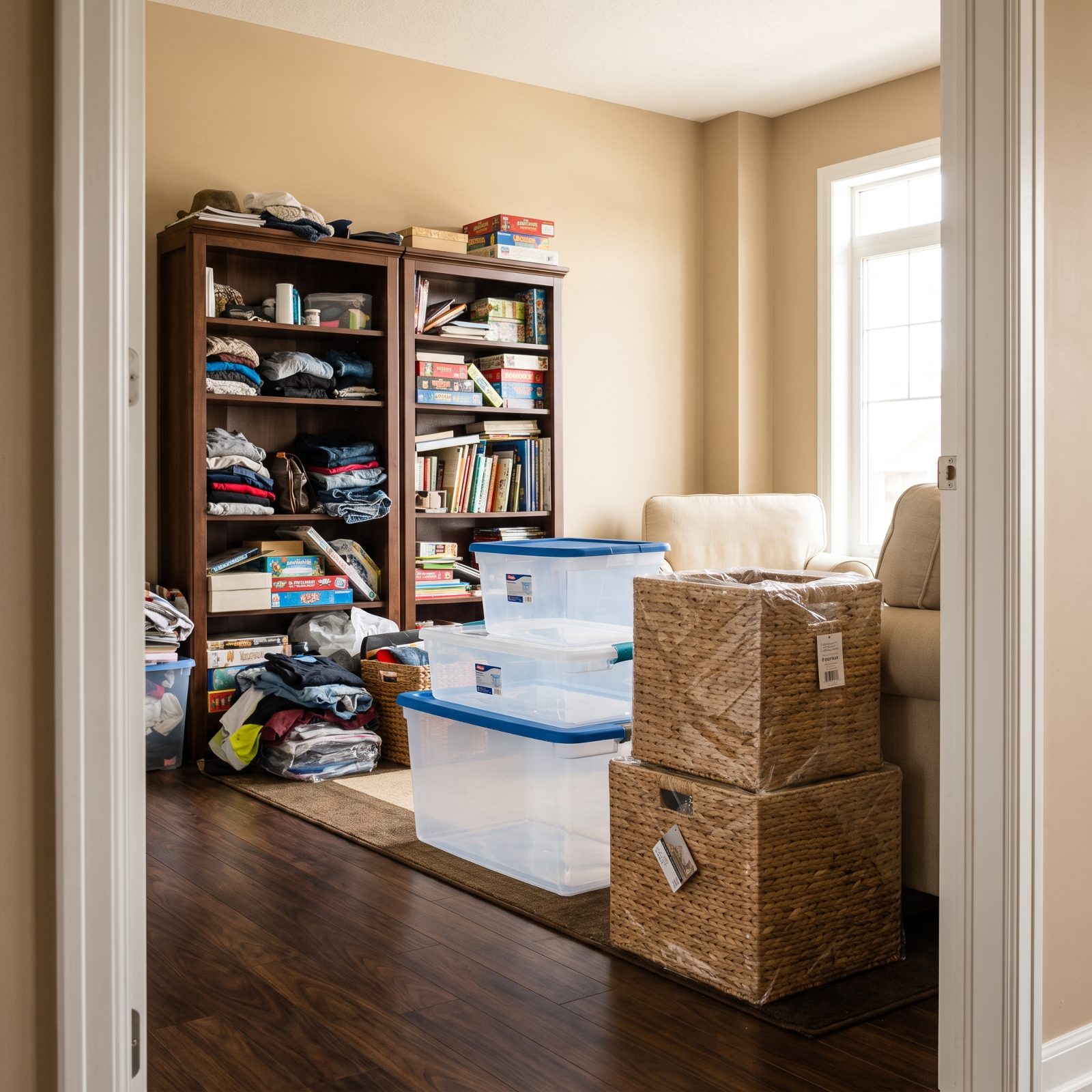 The Bins You Bought Before You Decluttered, Now Cluttering Too