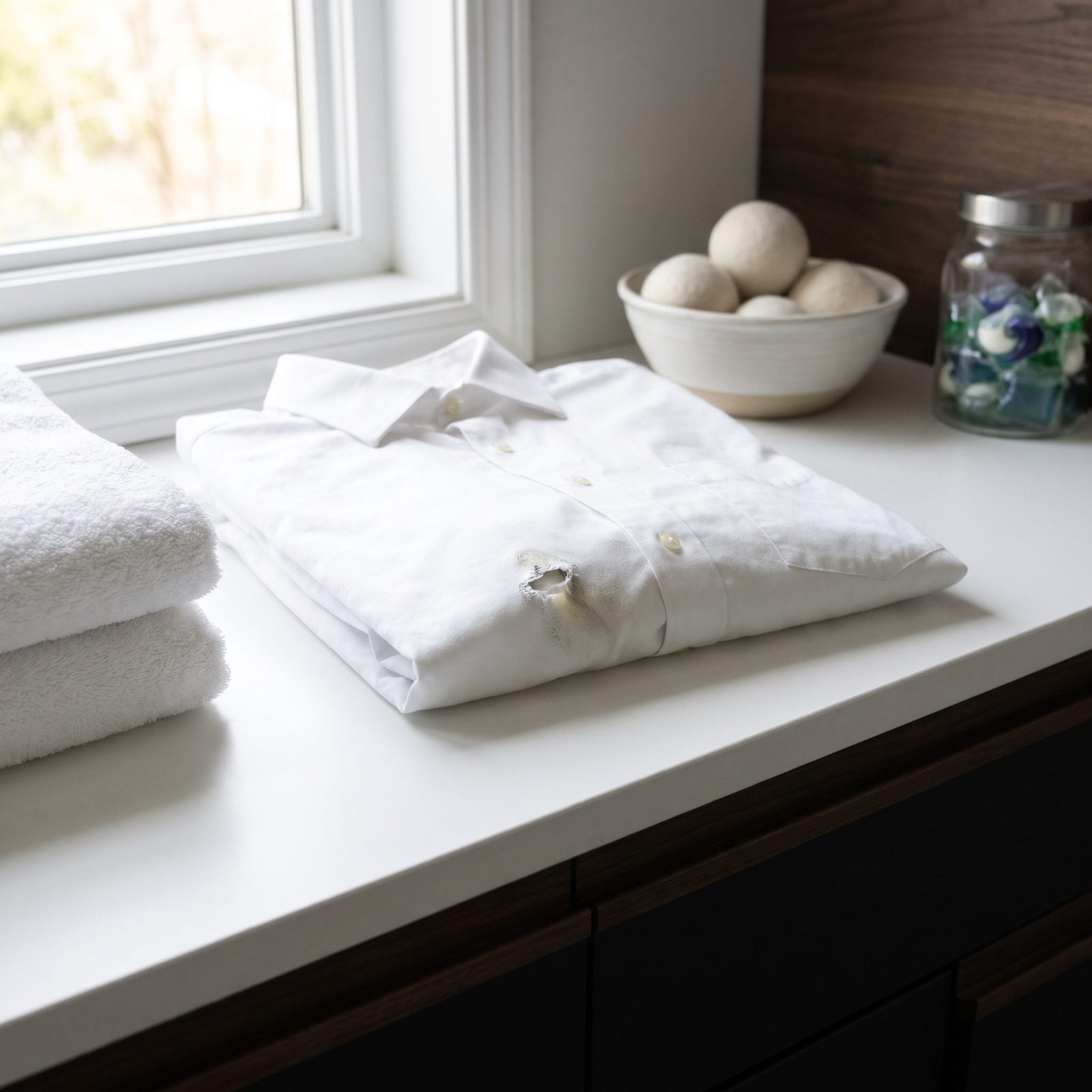 Bleaching White Fabrics So Often That Fibers Weaken
