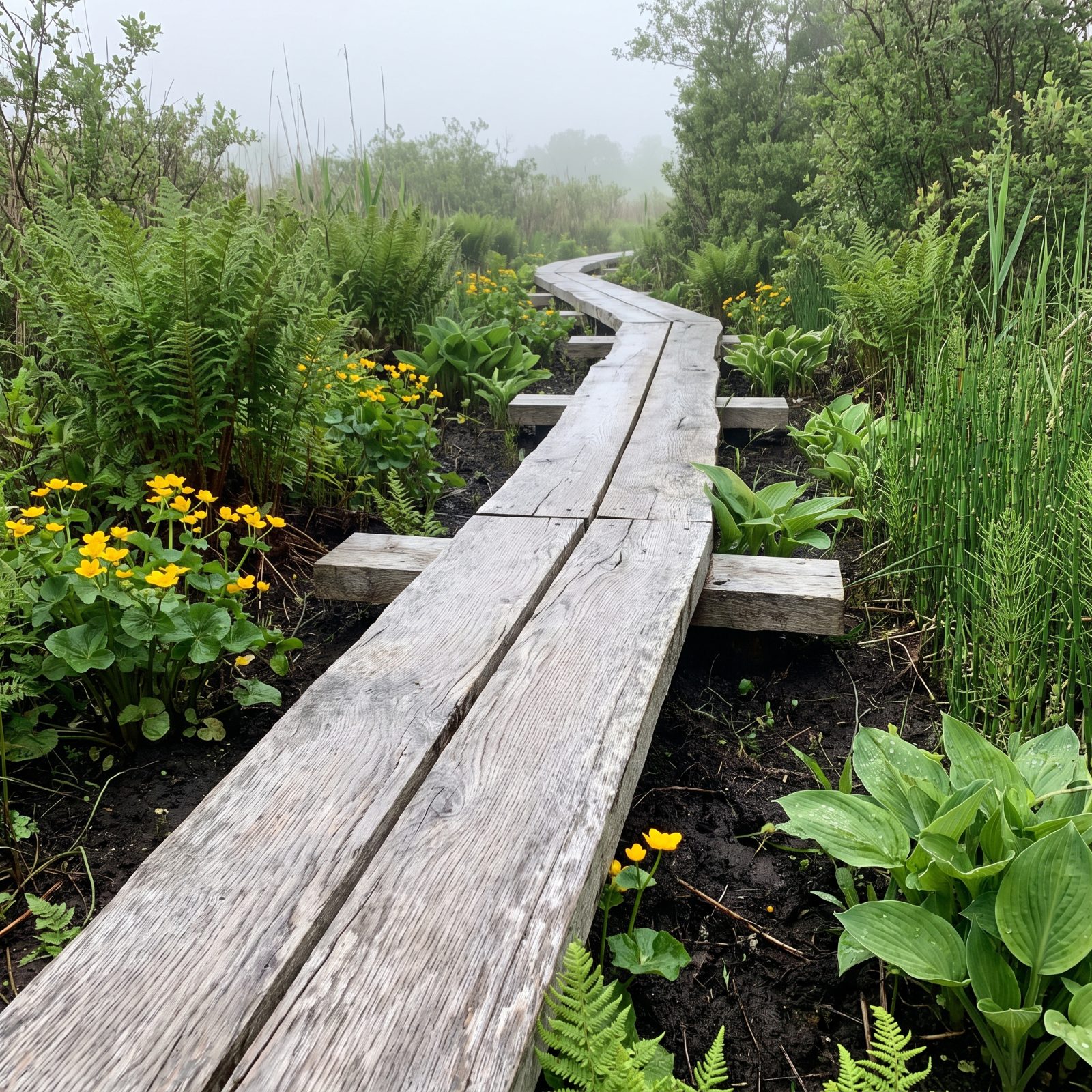 A Boardwalk Over the Damp Patch