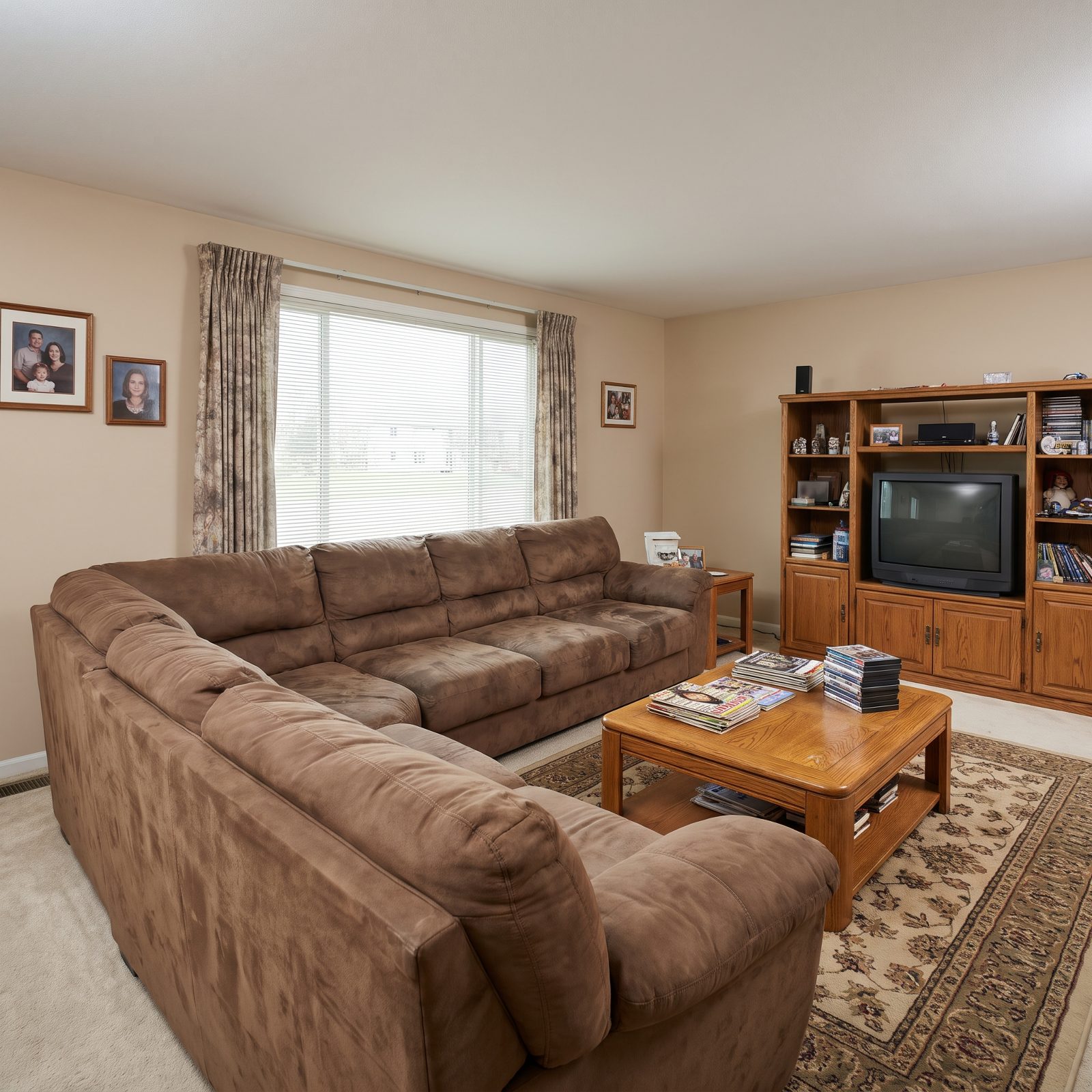 The Brown Microfiber Sectional
