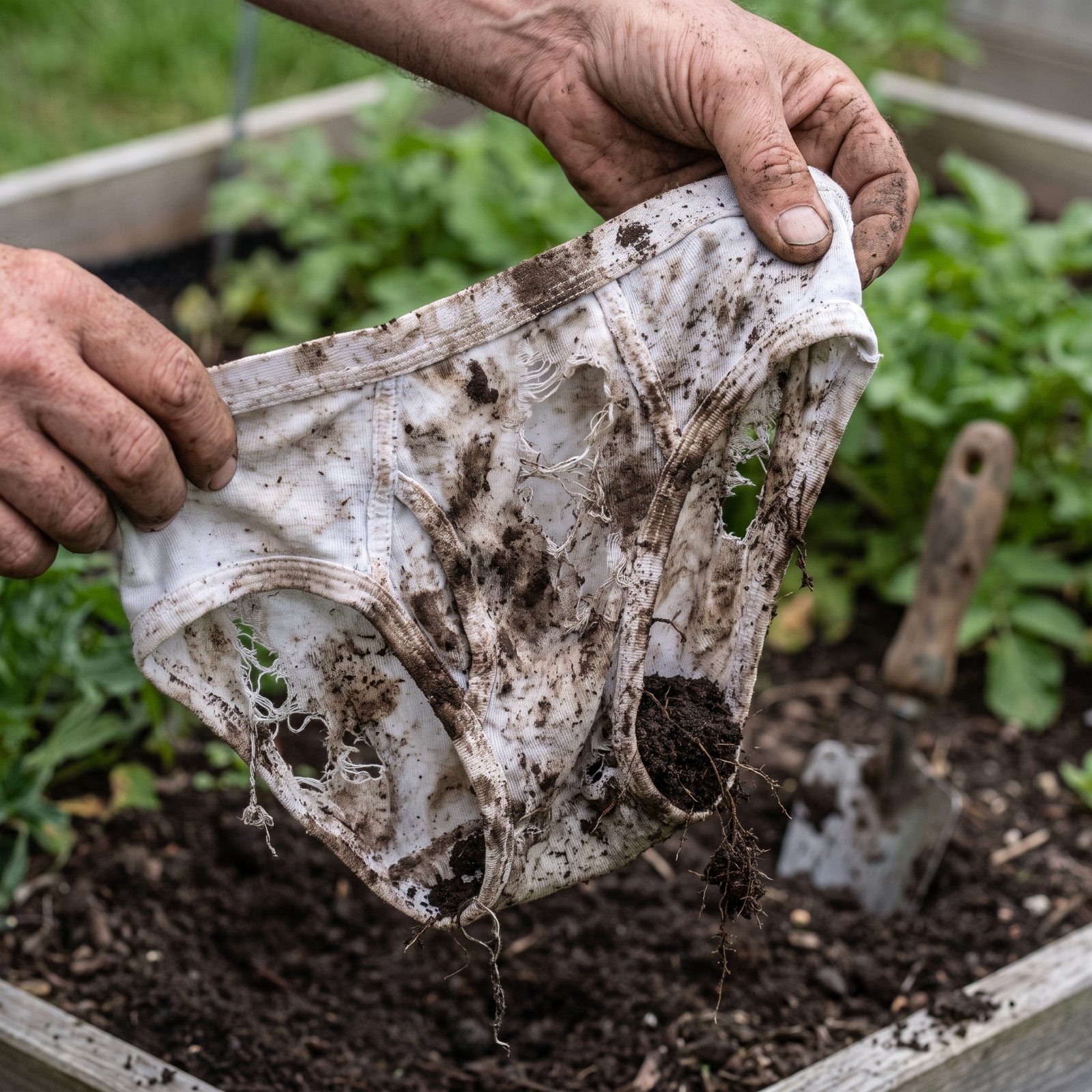 Bury Cotton Underwear to Read the Soil's Biological Activity