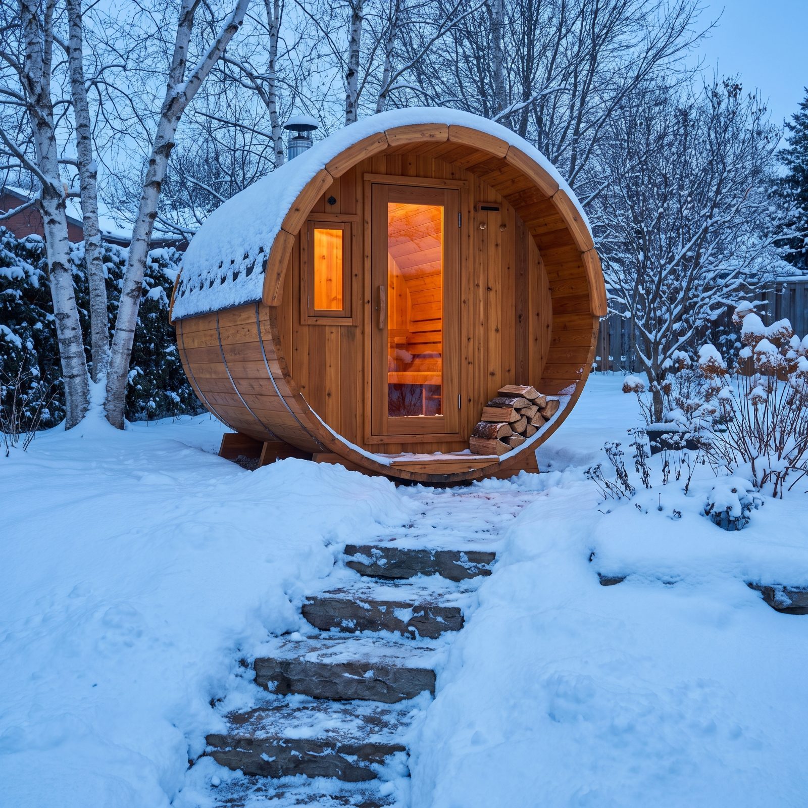 Cedar Outdoor Saunas That Earn Their Keep All Winter