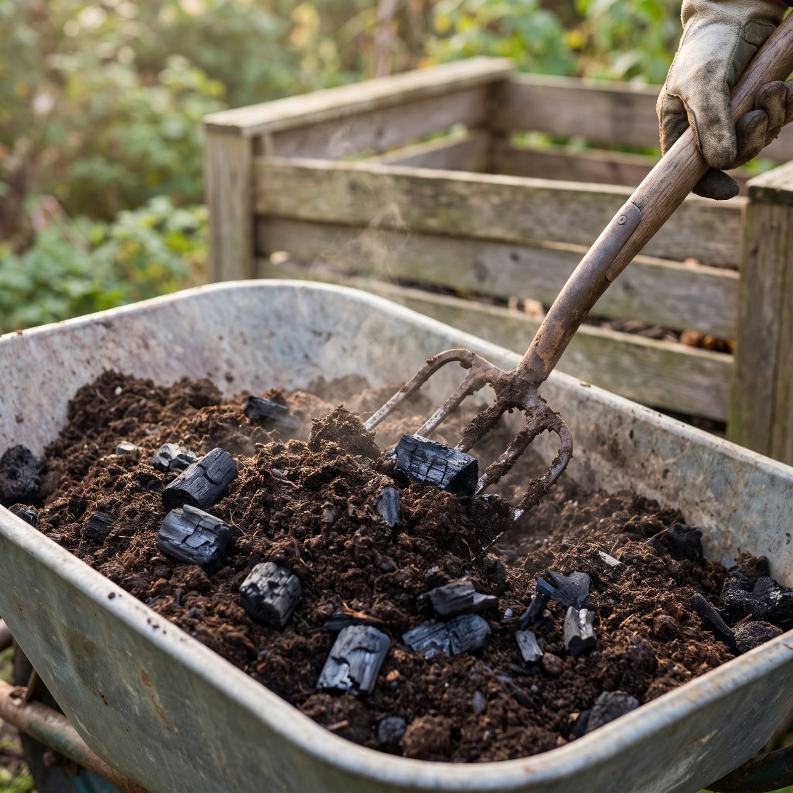Charge Your Biochar With Compost Before It Ever Touches the Garden