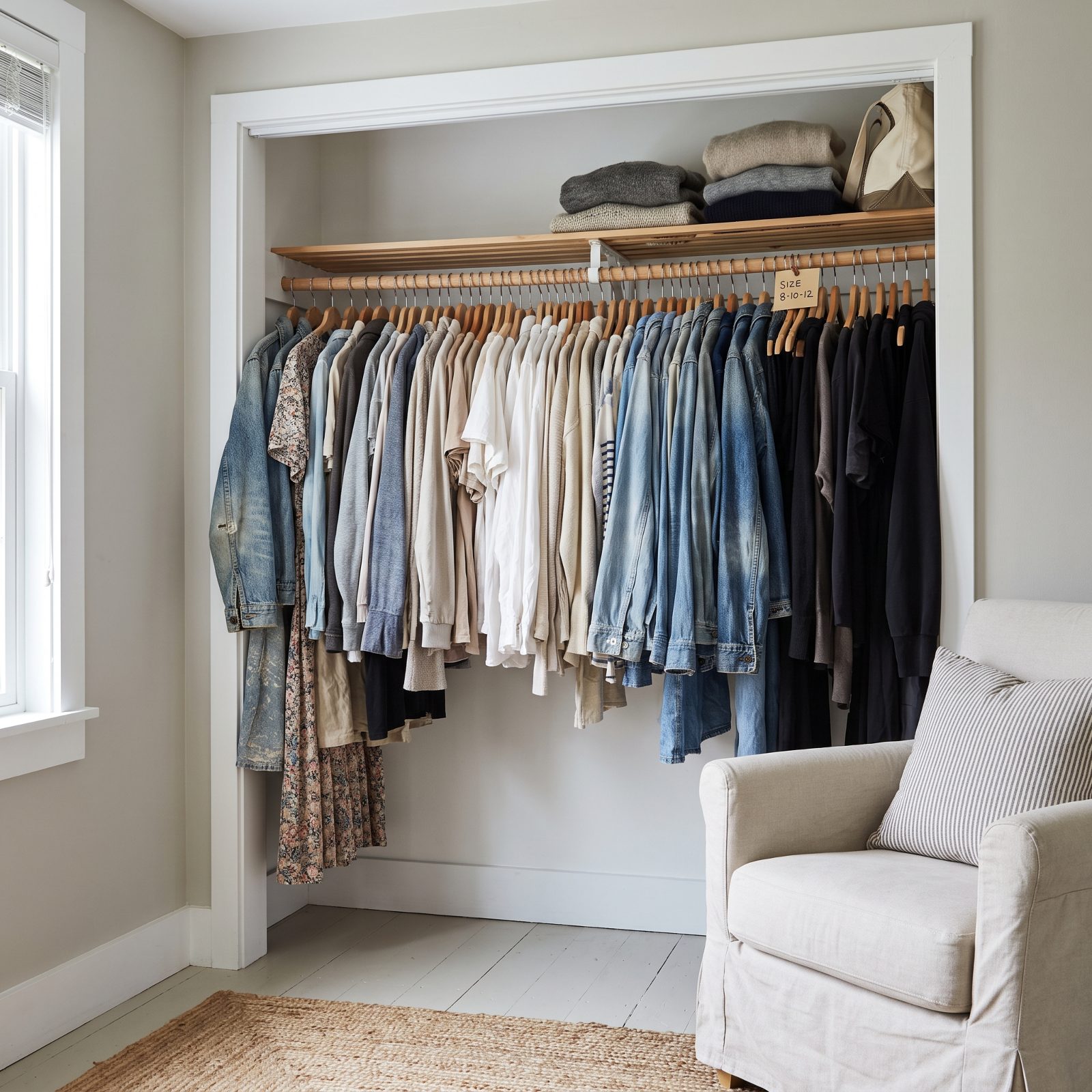 Clothing Kept in Three Sizes, Where the Current Wardrobe Competes With the Past and the Hoped-For