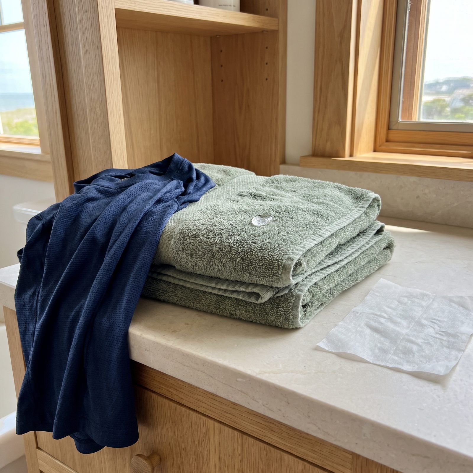 Coating Towels and Activewear in Softener