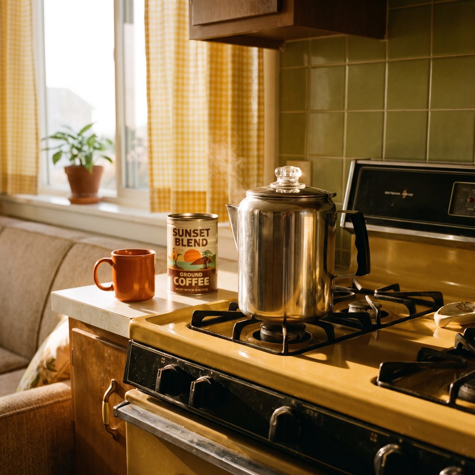Coffee That Perked on the Stove and Announced Itself