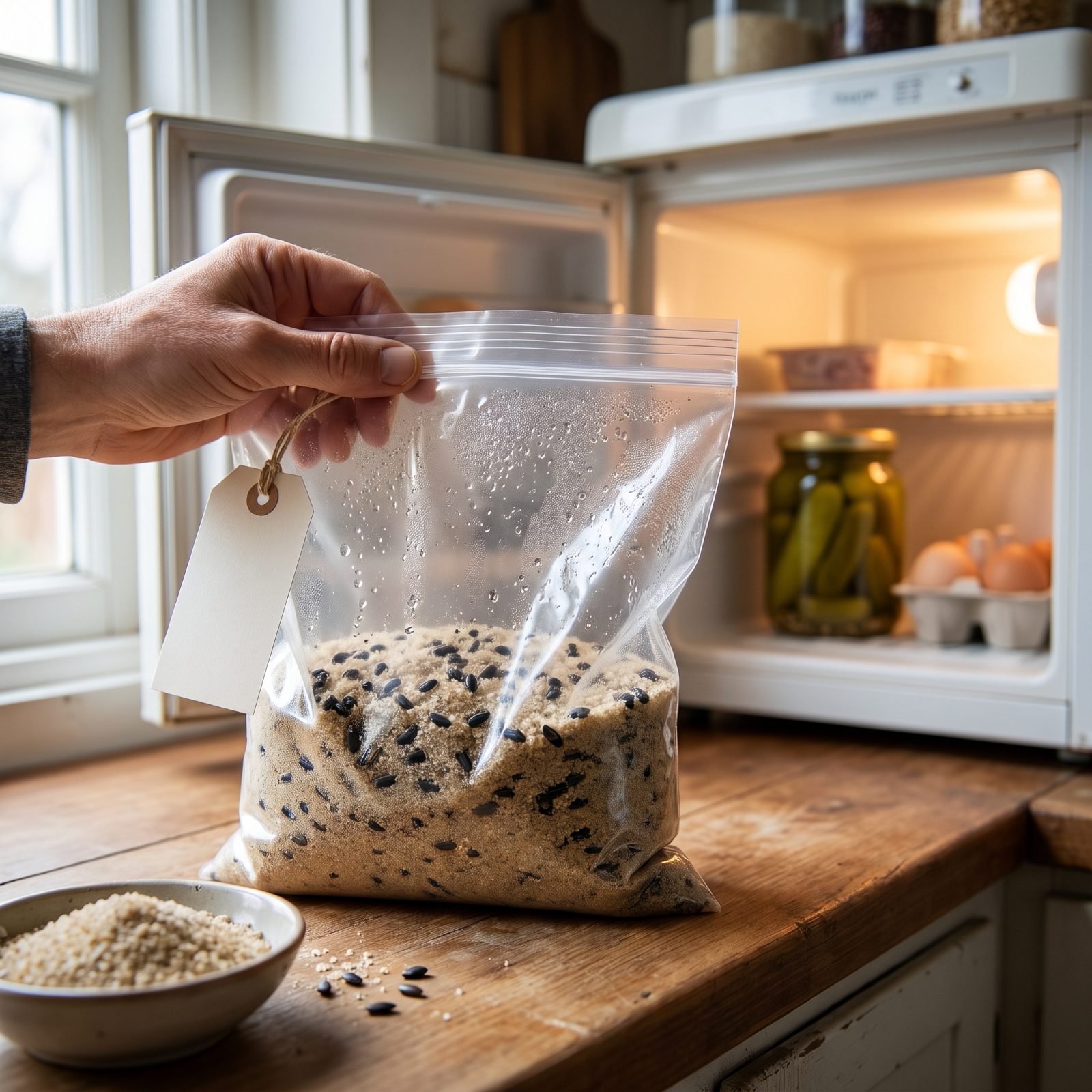 Cold-Stratify Stubborn Seeds in a Bag of Damp Sand