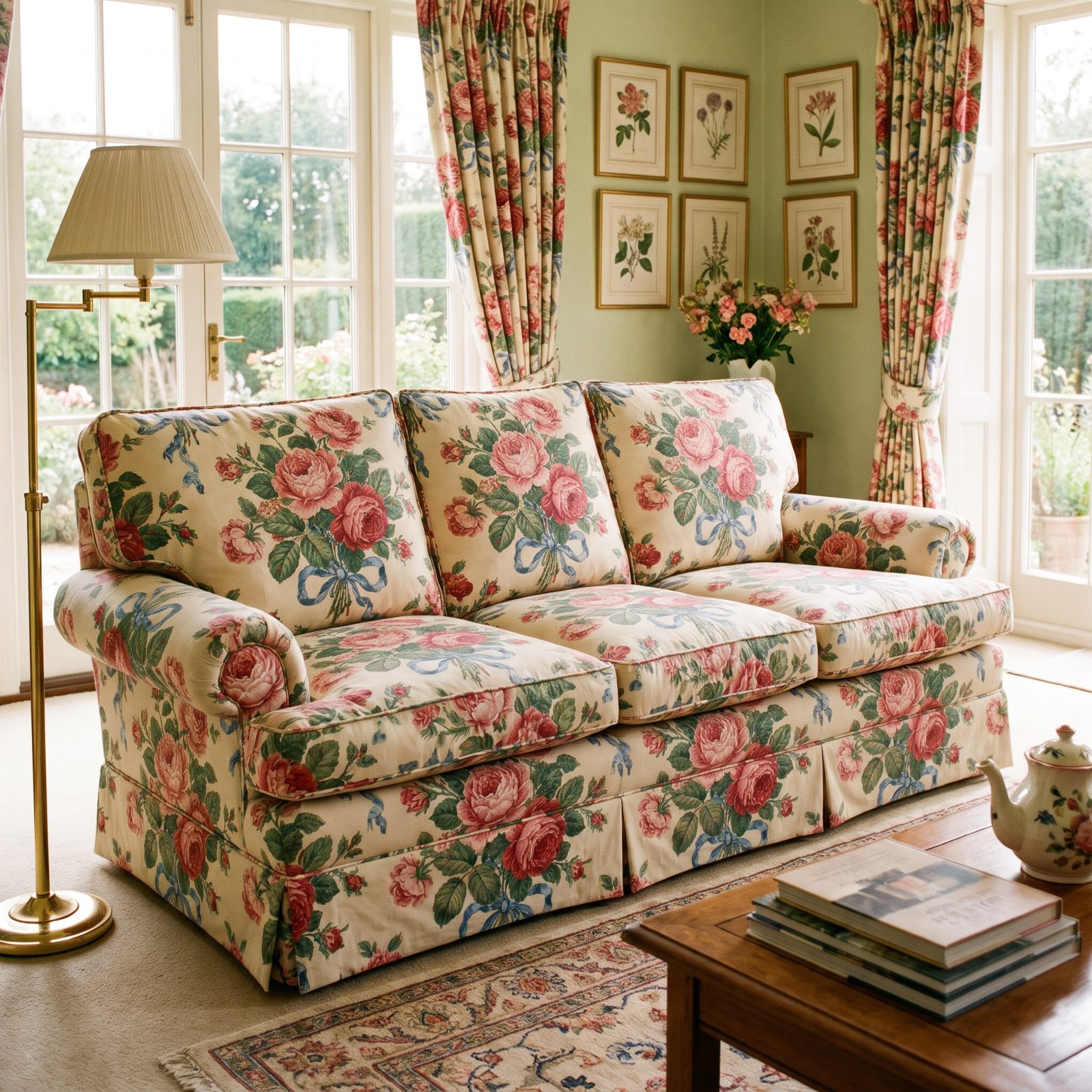 The Country Floral Chintz Sofa