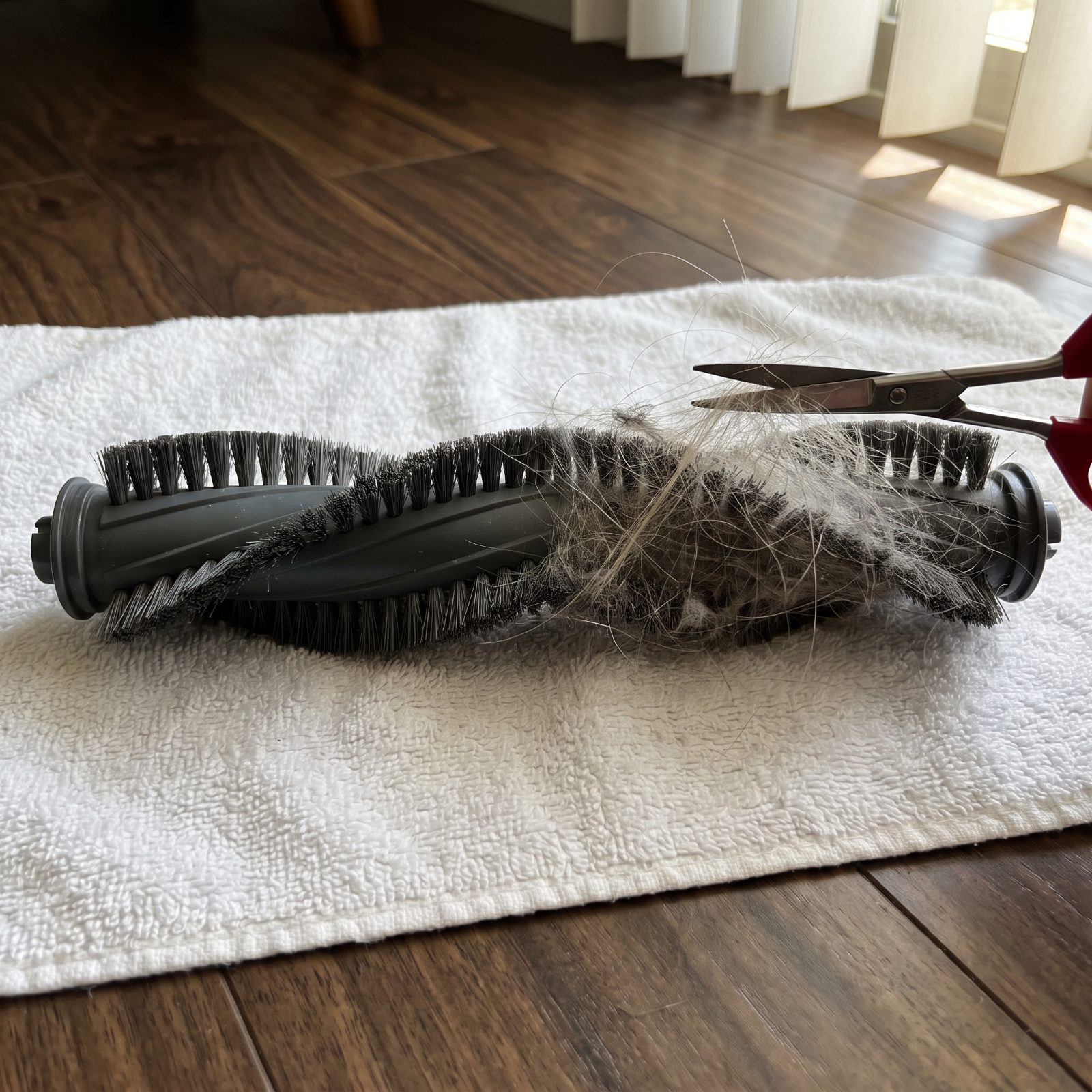 Cutting Hair Off the Vacuum Roller on a Schedule