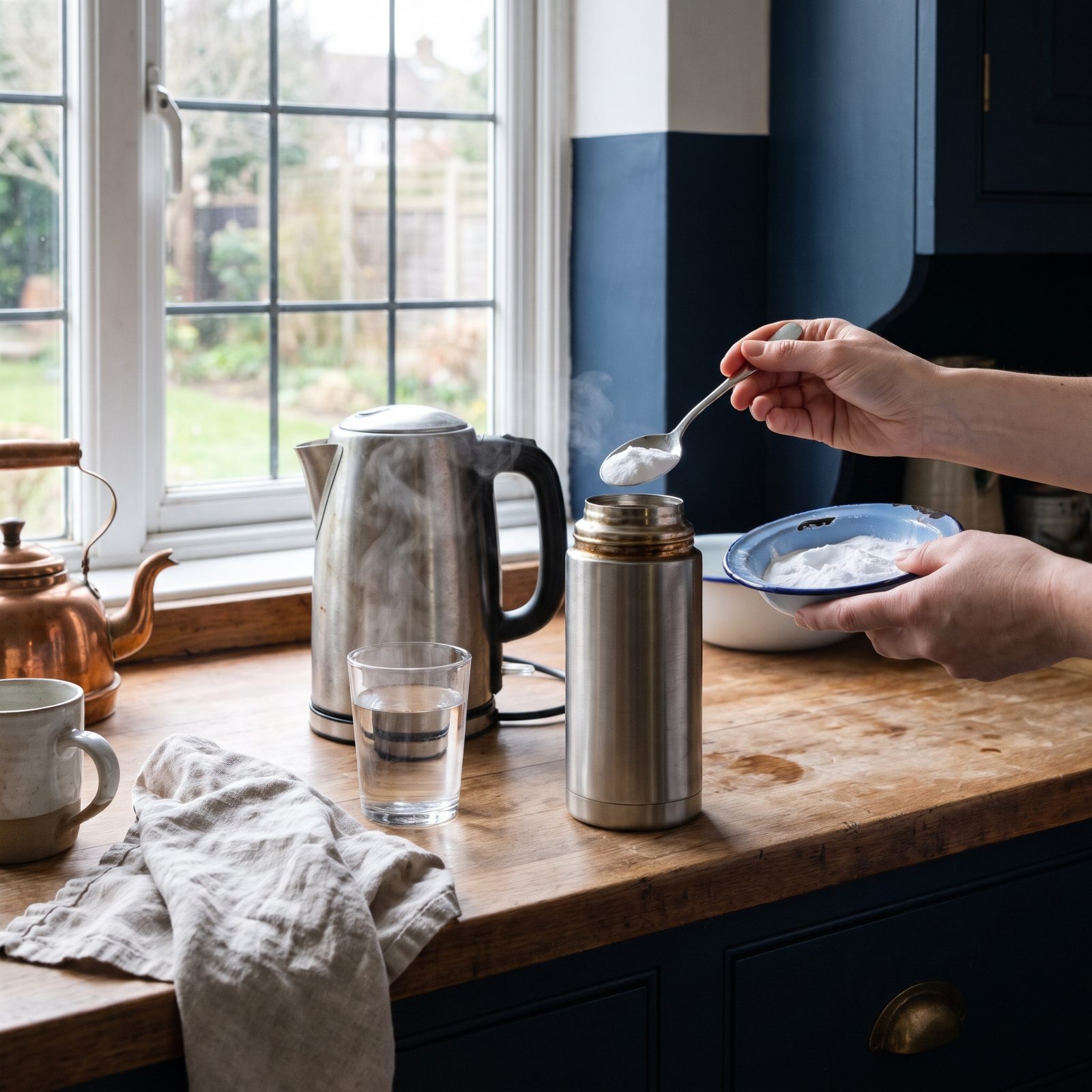 Deodorize a Thermos With Baking Soda and Warm Water