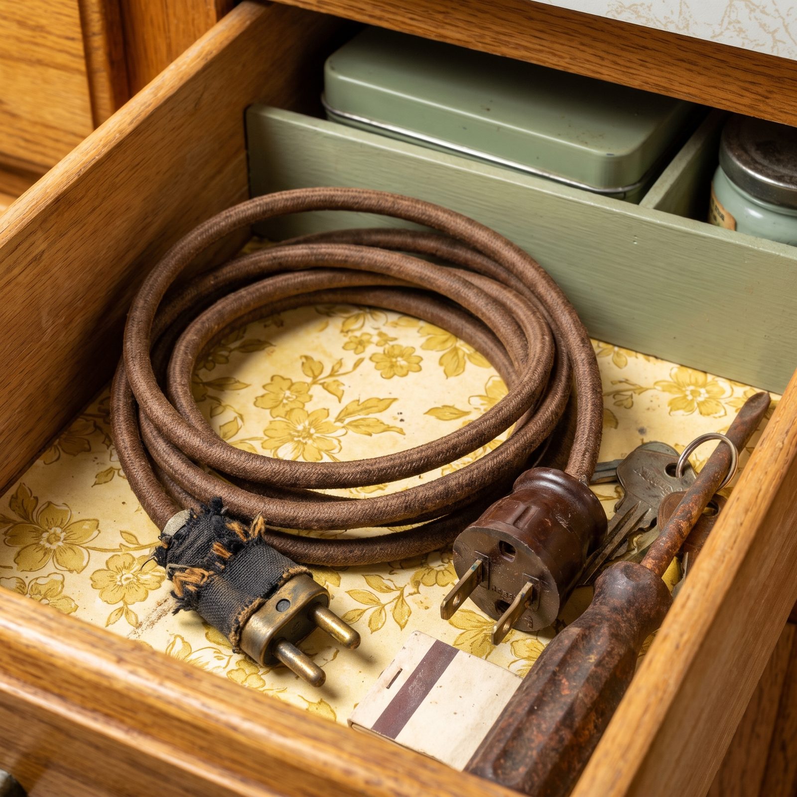 A Detachable Percolator Cord Saved After the Coffeepot Was Gone