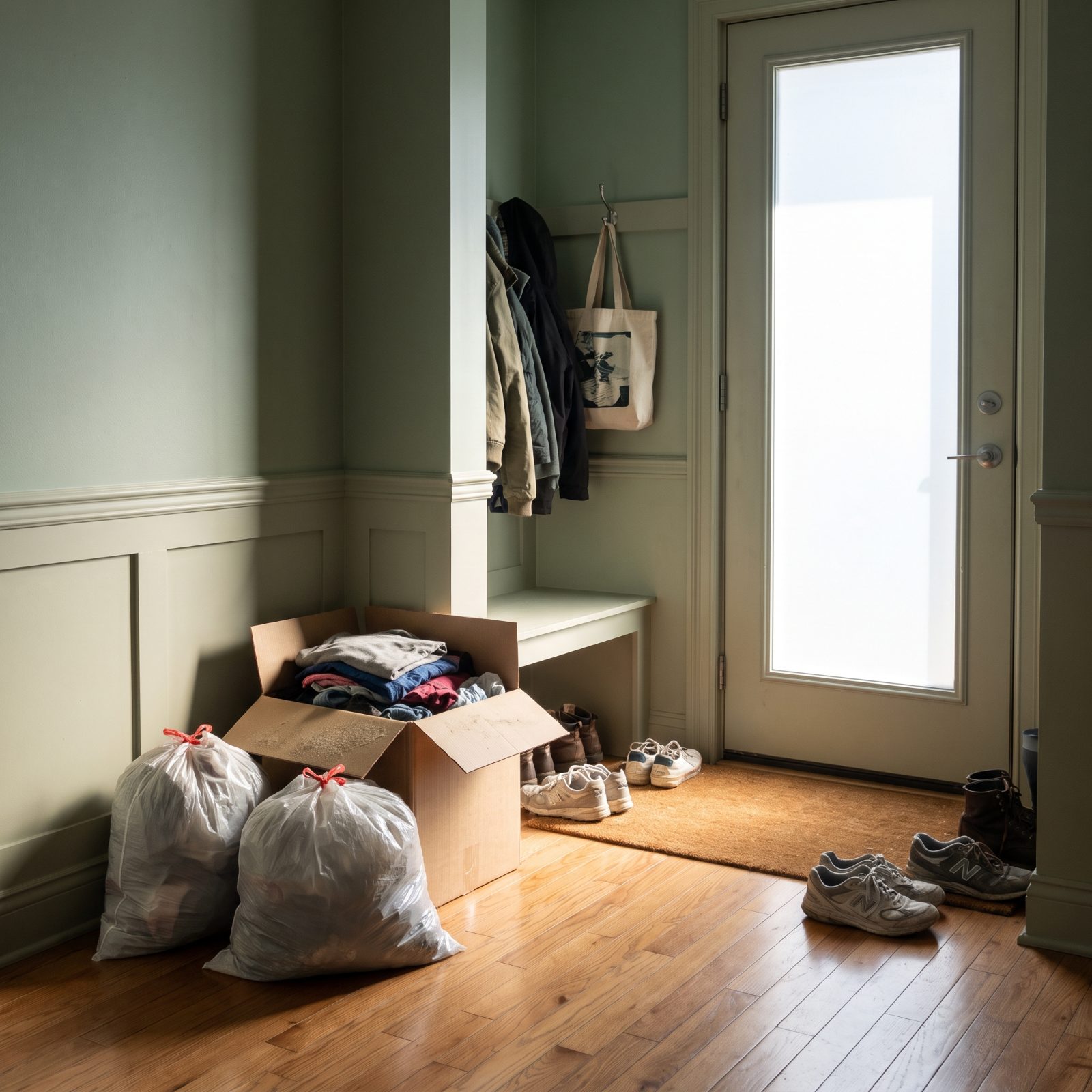 Donation Bags With No Exit Date, Decluttering That Stalls Six Inches From the Door