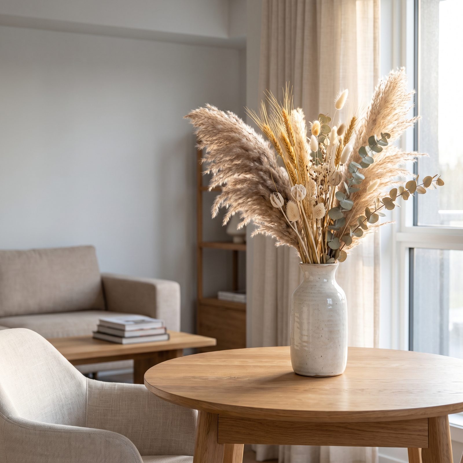 Dried Florals Trade Fresh Blooms for Sculptural Stems