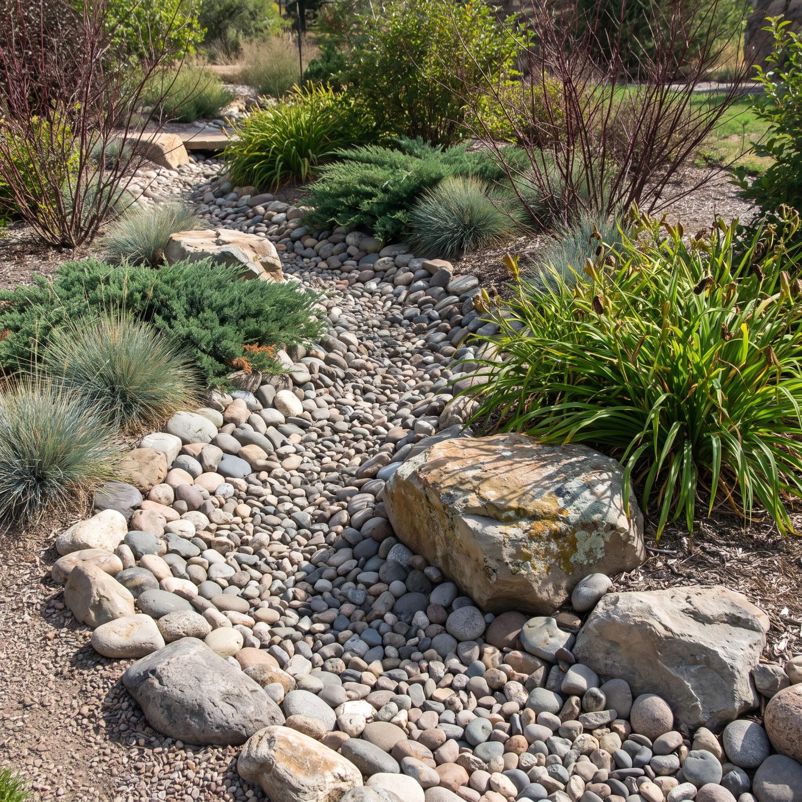 Dry Creek Beds That Earn Their Keep
