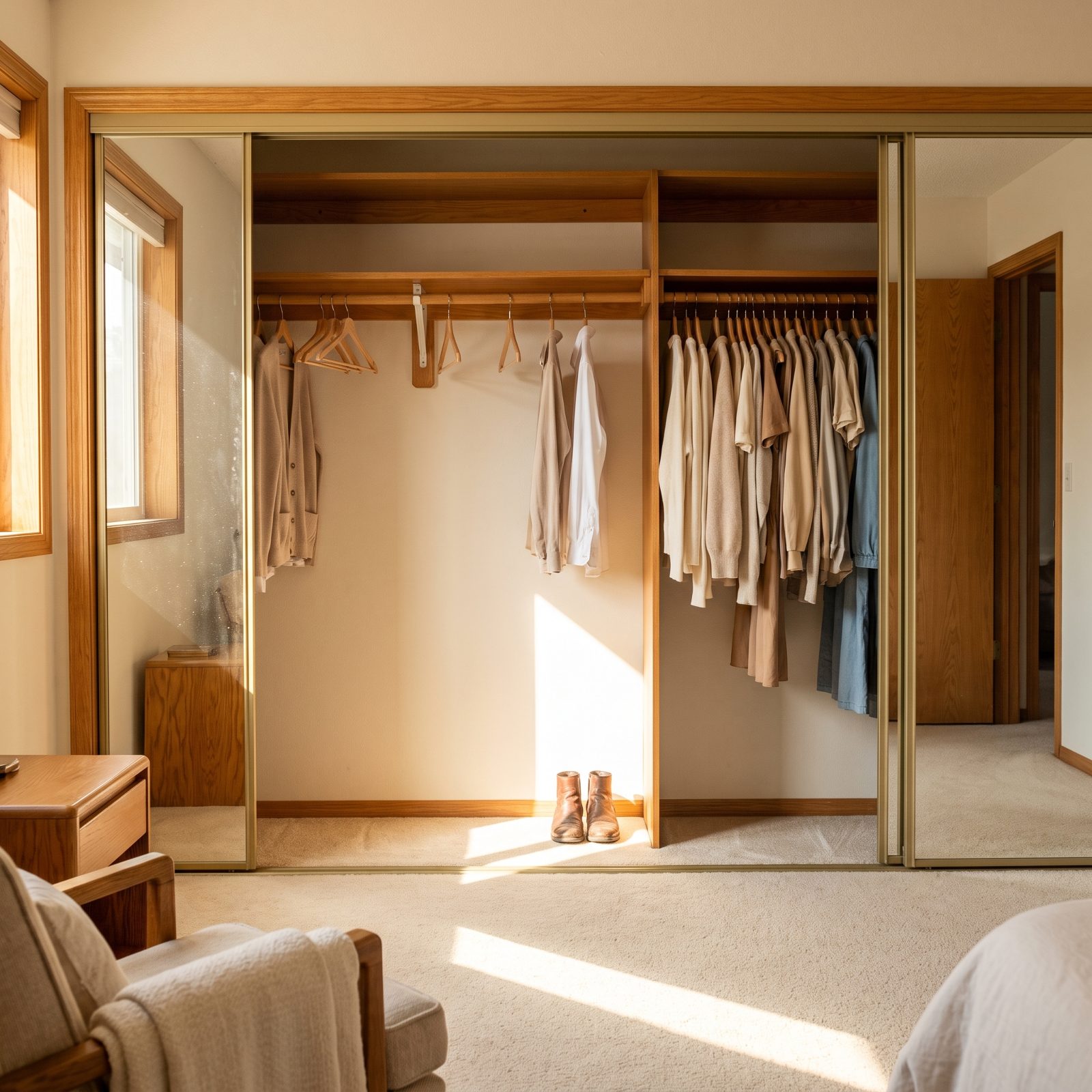 The Empty Closet Looks Wrong Before It Feels Like Yours