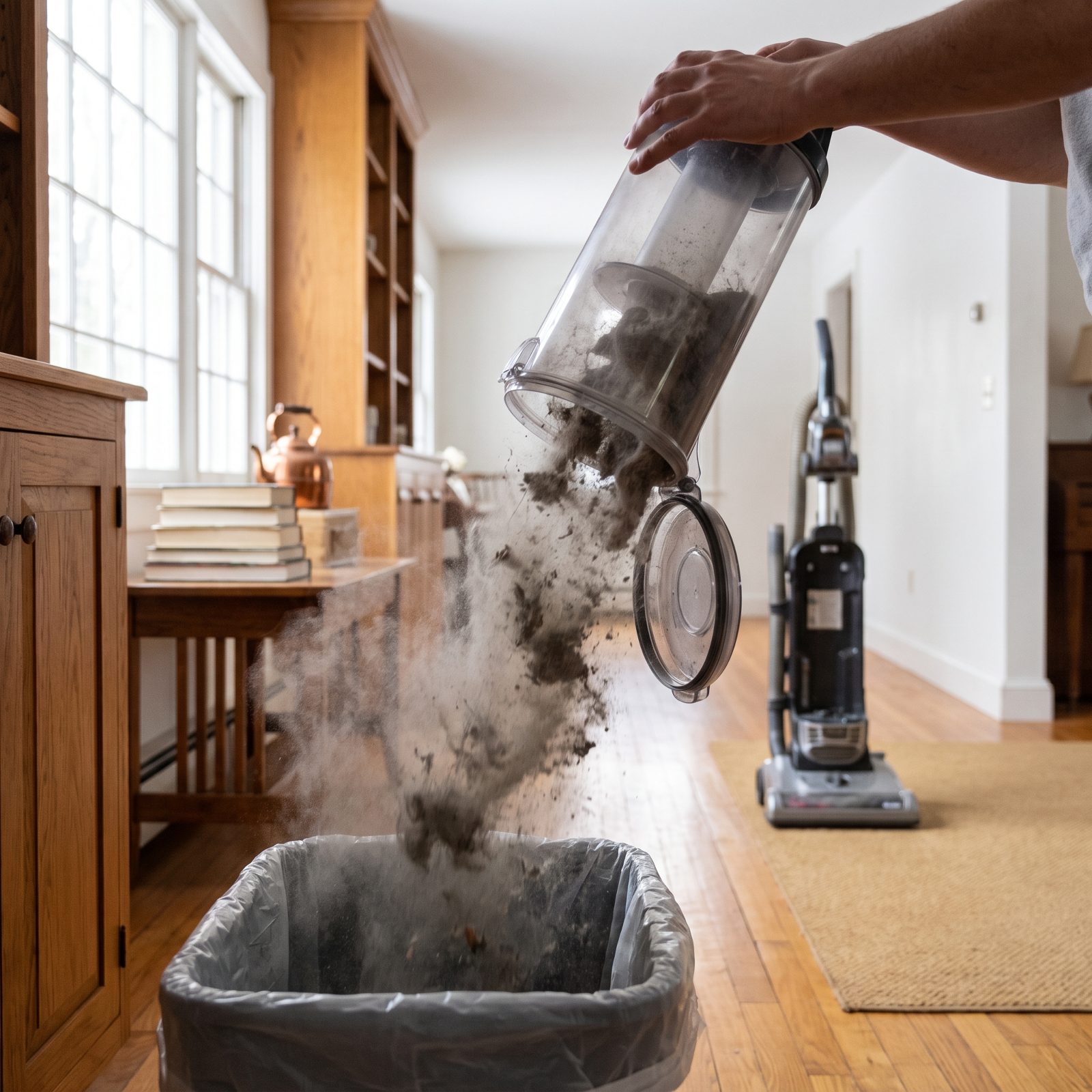 Emptying the Vacuum Long Before Suction Drops Off