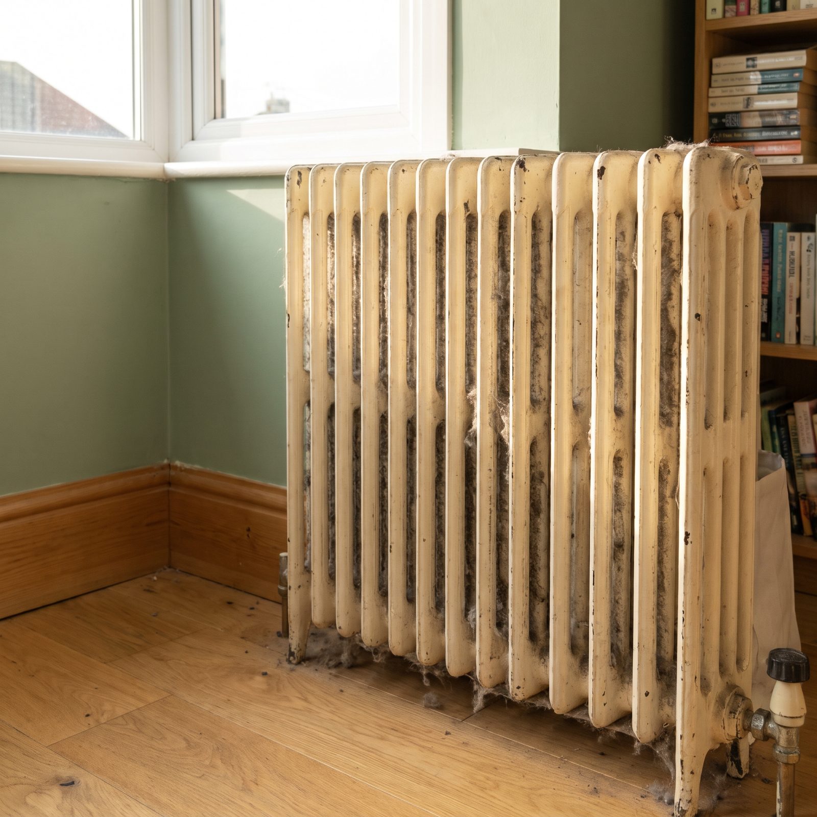 The Fins Inside Radiators, Where Dust Packs Into Channels You Can't Reach