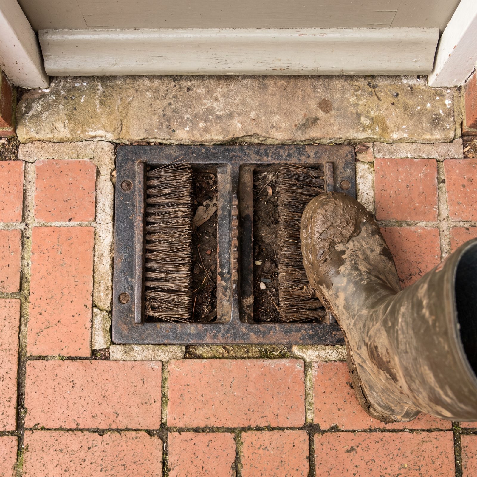 The Flush-Mounted Boot Scraper That Ends the Mud Argument