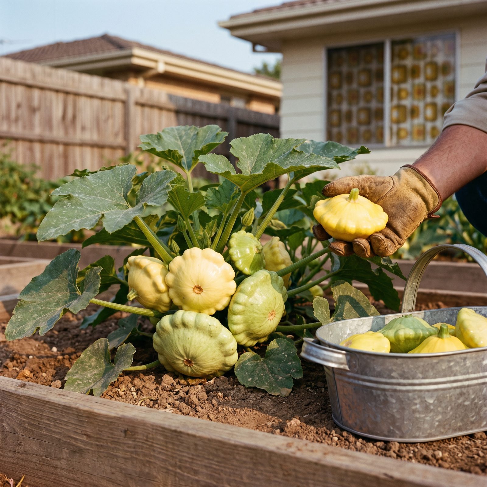 Flying-Saucer-Shaped Pattypan Squash