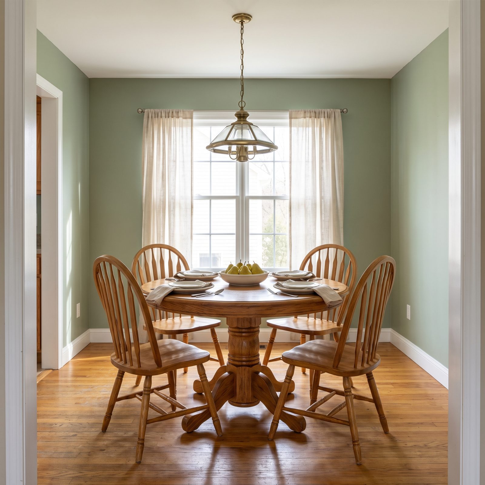 The Front Door Opening Straight Into the Dining Area