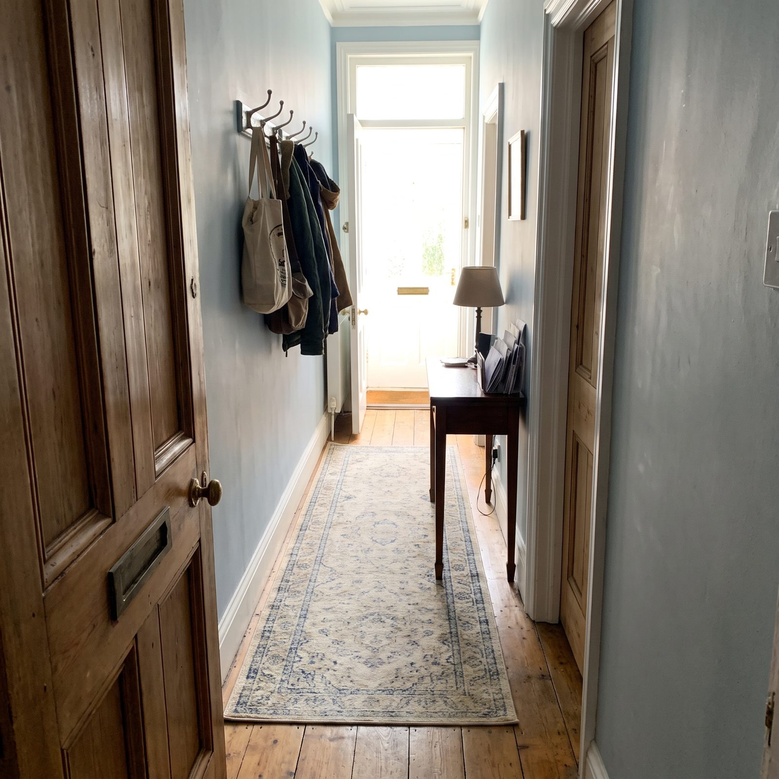 A Front Hall Too Narrow for Two People to Pass