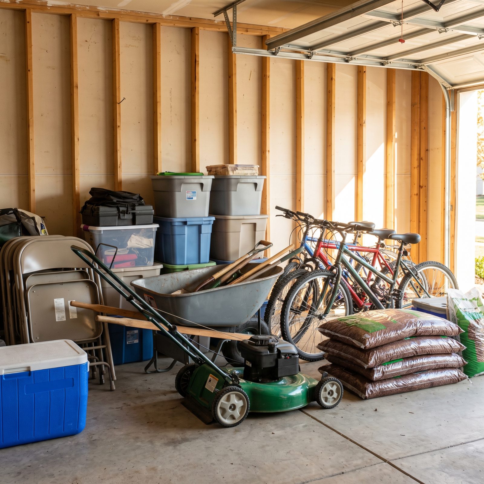 Garage Floors Packed Solid While the Walls Stay Empty