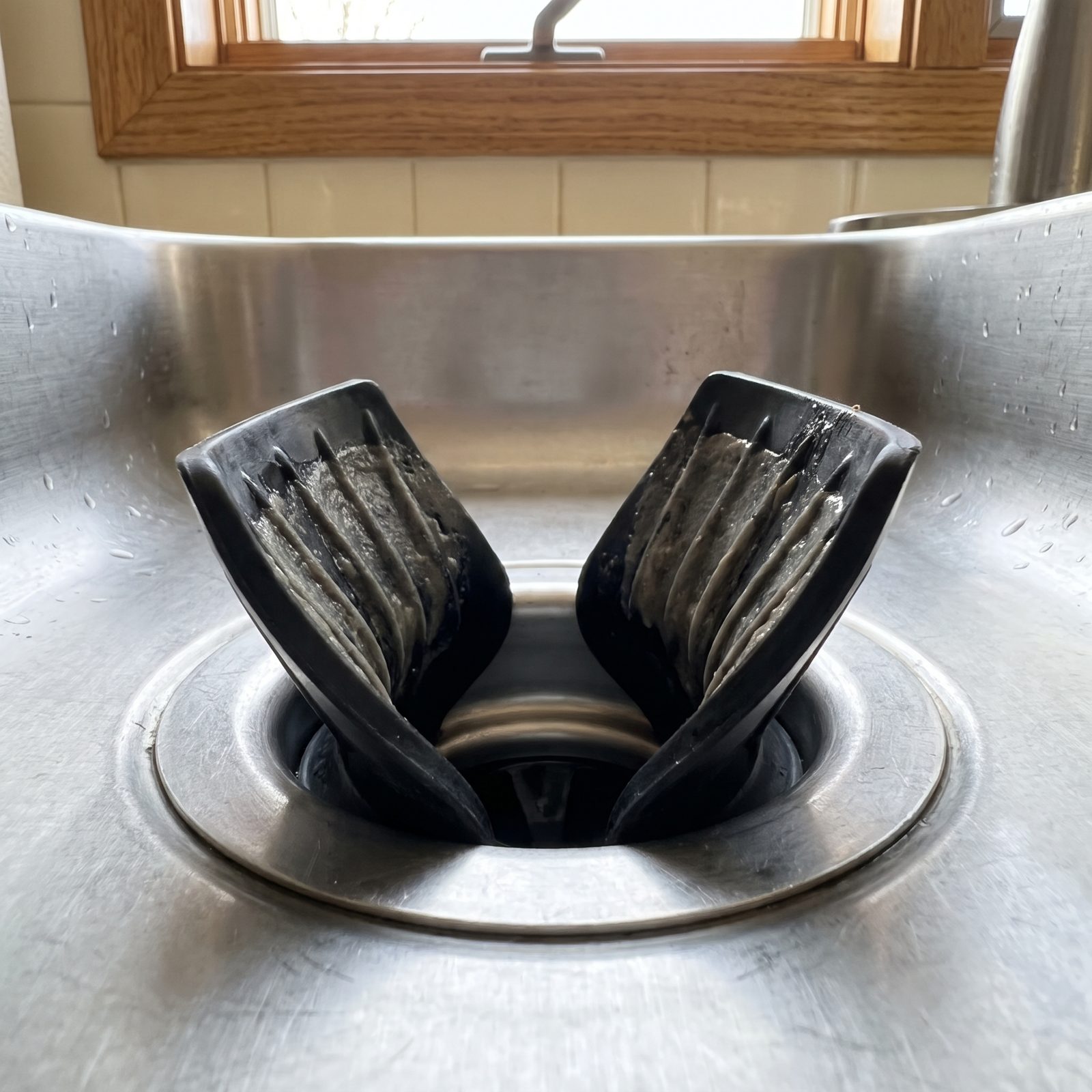 The Garbage Disposal Splash Guard and Its Grimy Underside