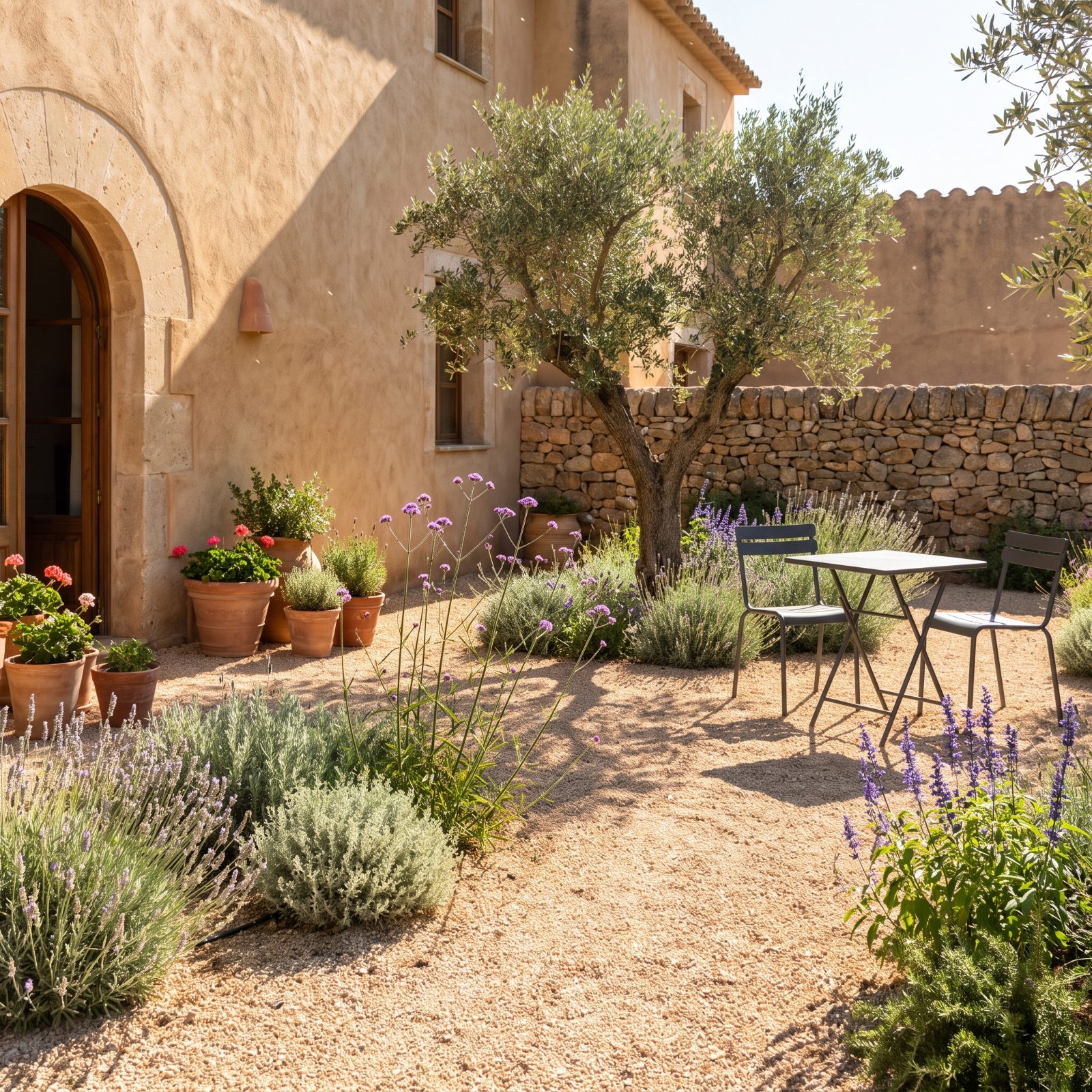 Gravel Courtyards That Drink the Rain