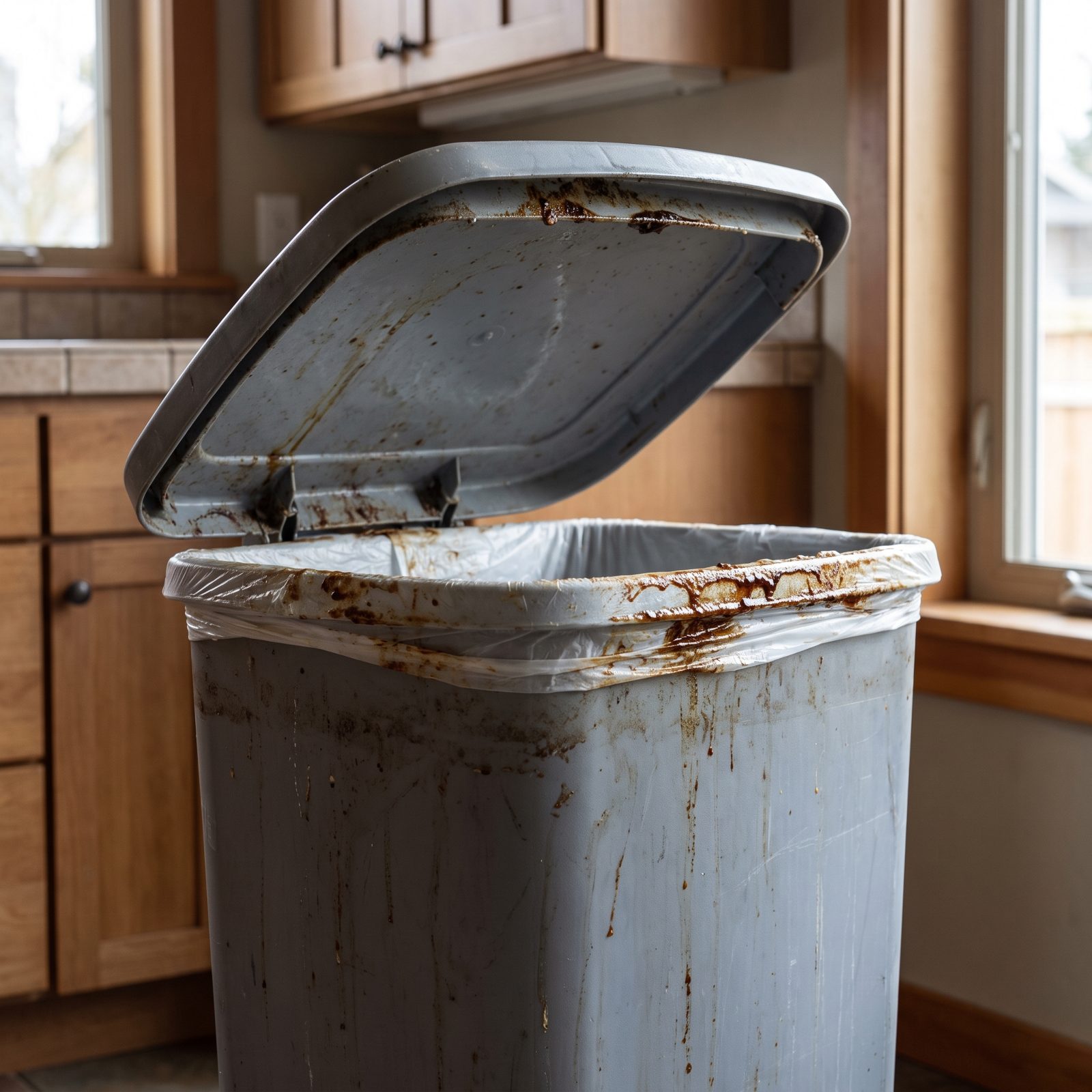 The Gunk Hiding Under the Trash-Can Rim