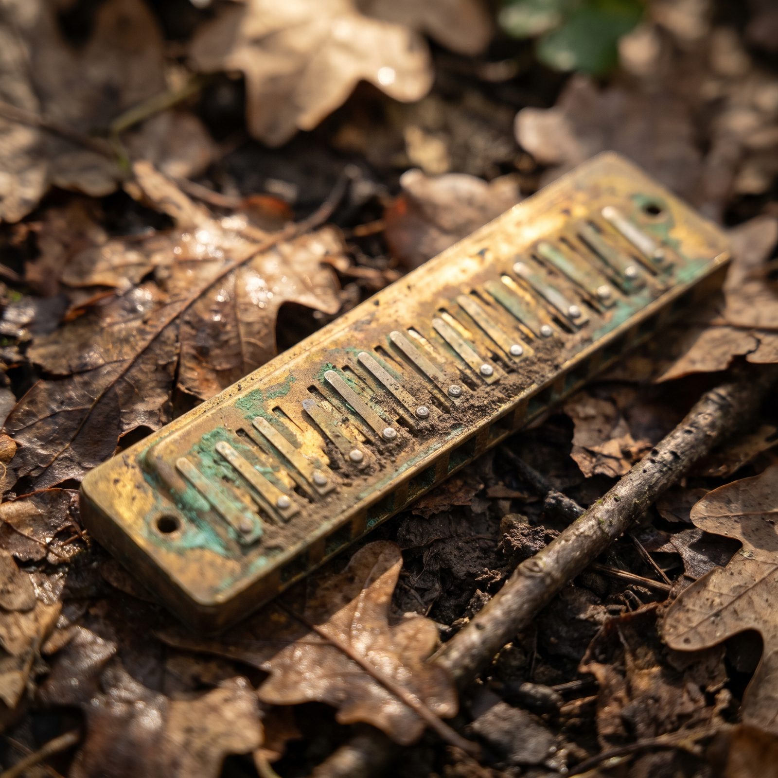 Harmonica Reeds: Brass Plates That Survive After the Wood Disappears