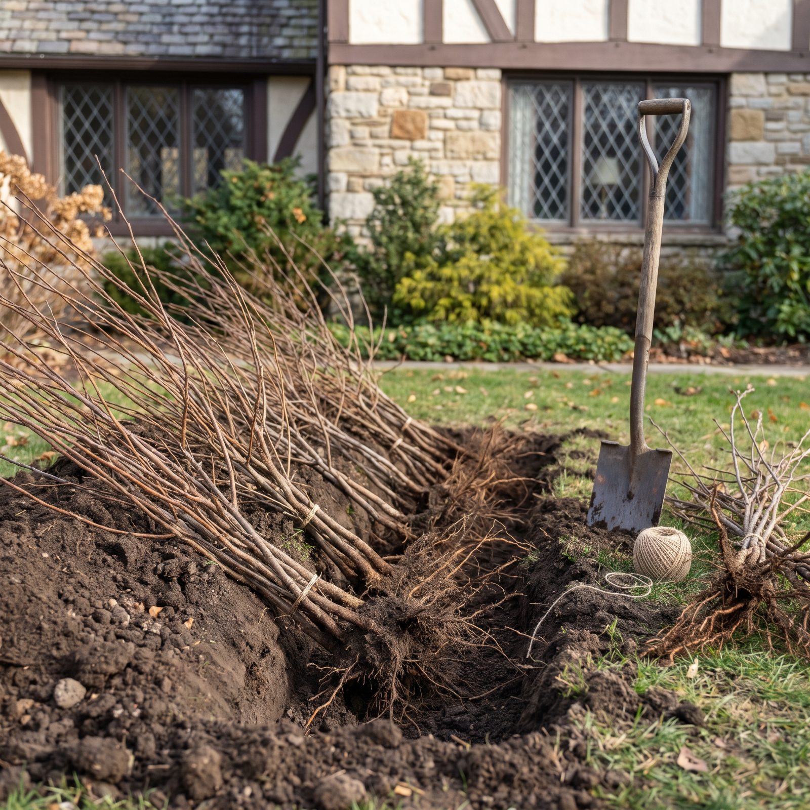 Heel In Bare-Root Plants Until You're Ready to Plant for Good