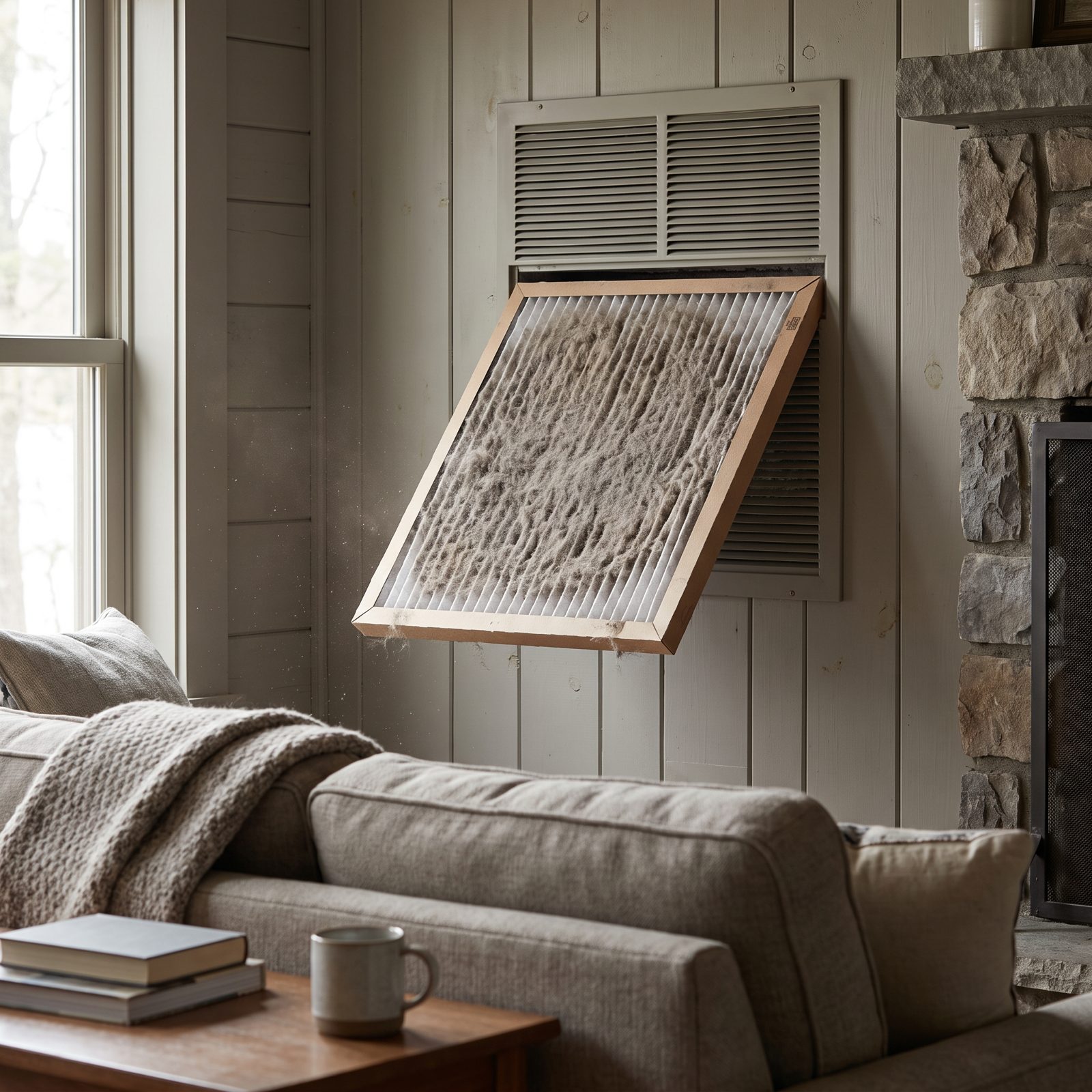 An HVAC Filter That's Become a Whole-House Air Freshener in Reverse