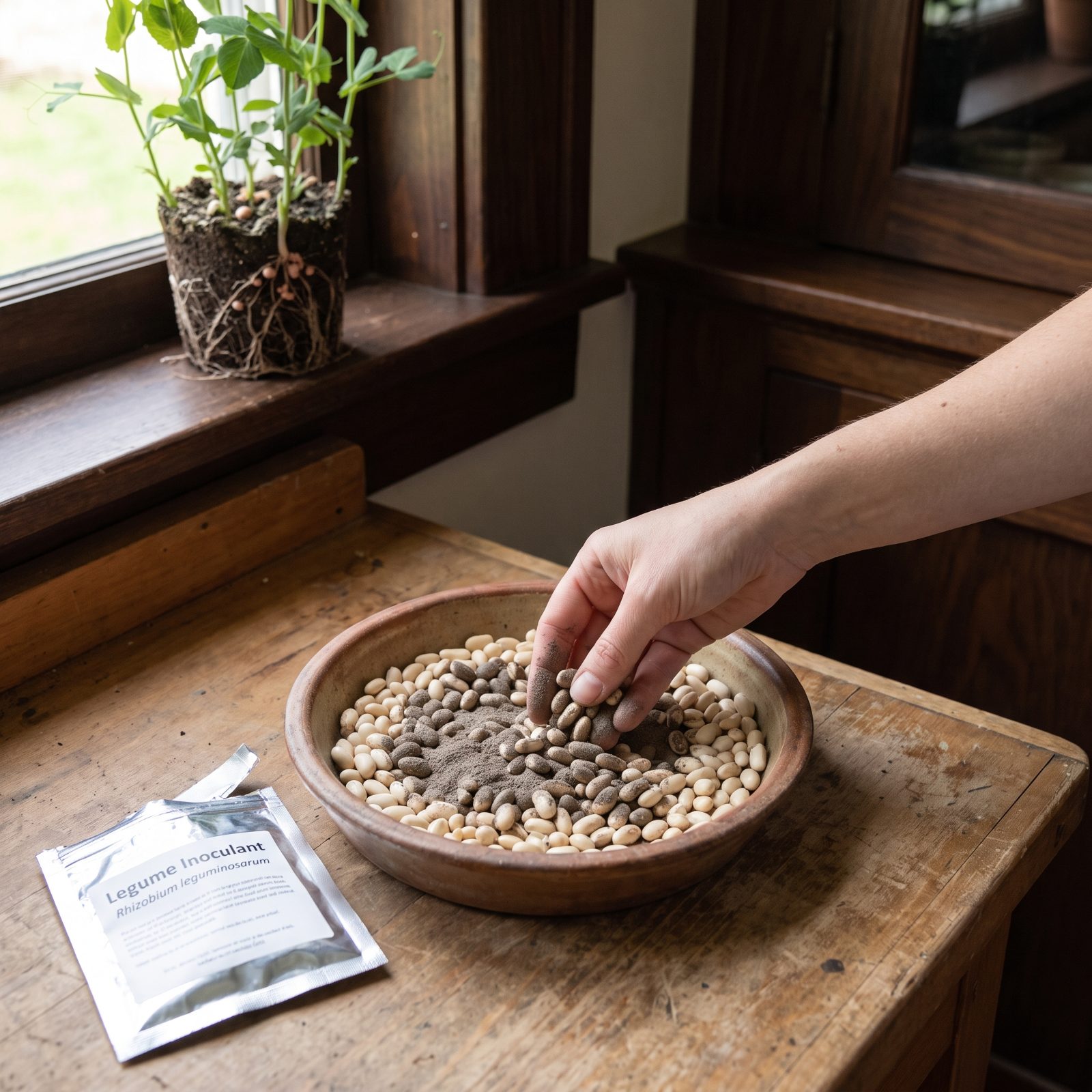 Inoculate Beans and Peas With the Right Rhizobium Before Sowing