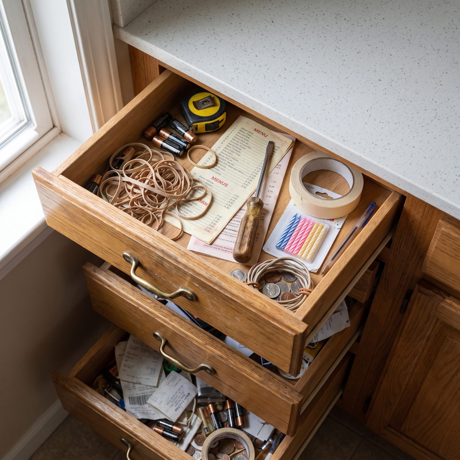 The Junk Drawer That Quietly Colonized Three More Drawers