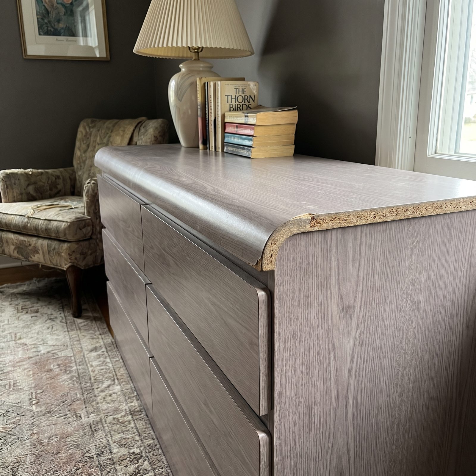 Laminate Waterfall Dresser