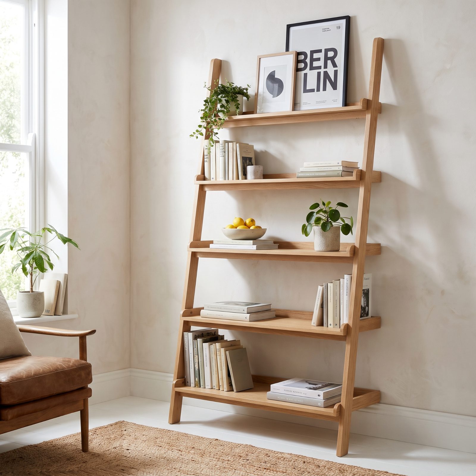 Leaning Ladder Bookcase