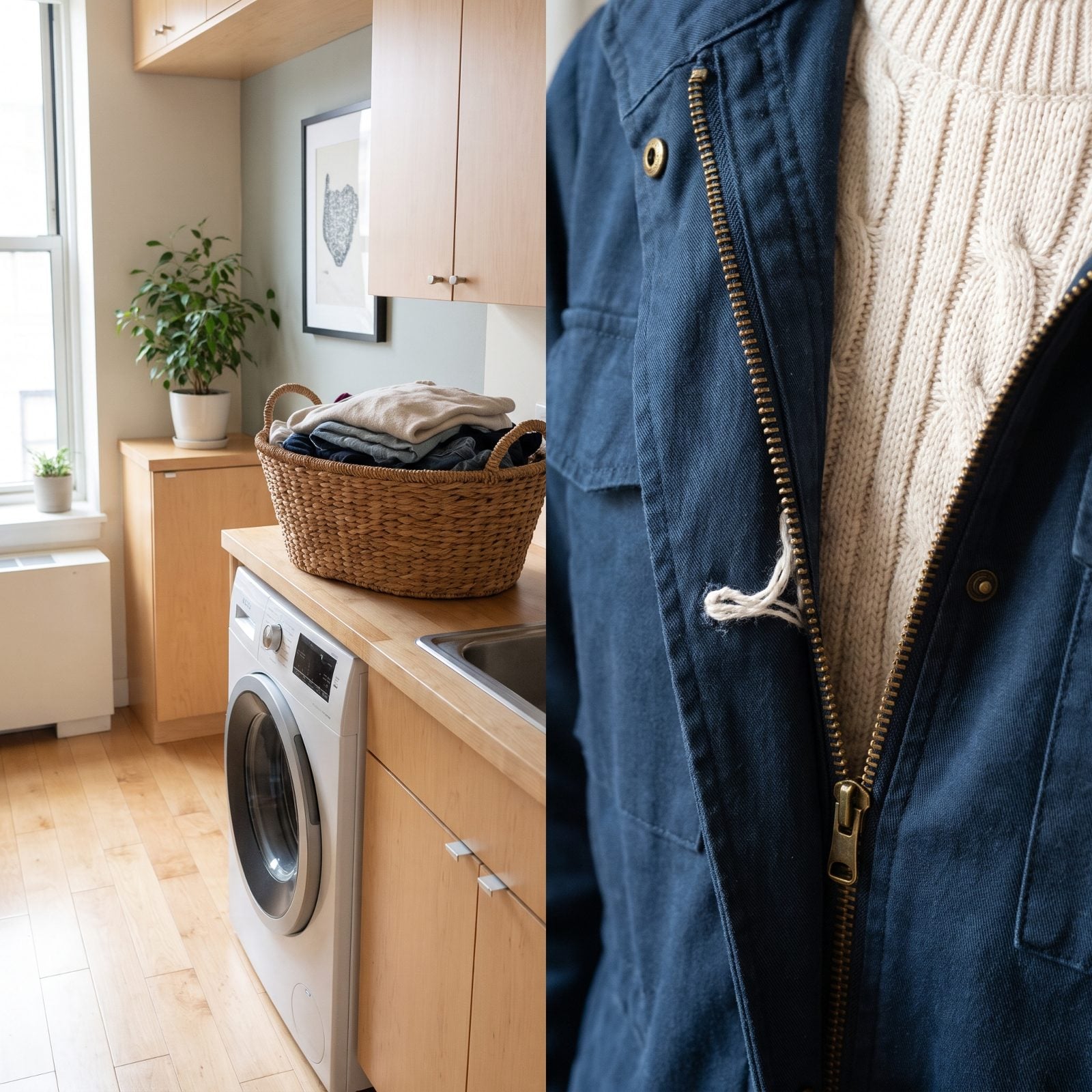 Leaving Zippers Open or Hook-and-Loop Fasteners Exposed