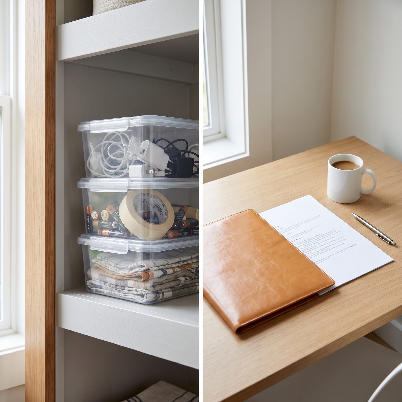 Lidded Boxes Make Clutter Look Solved