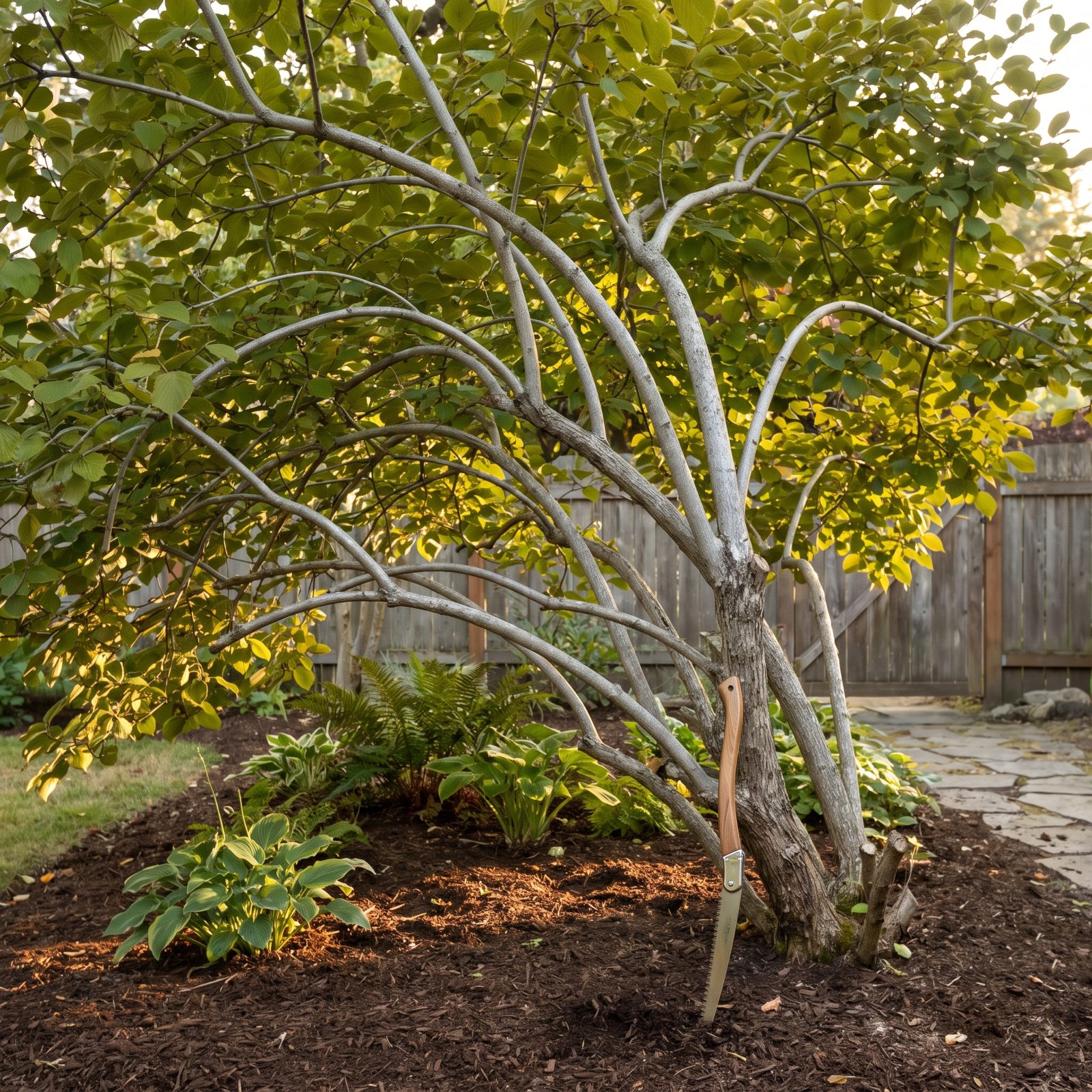 Lift the Lower Branches on Dense Shrubs to Show Off Their Shape