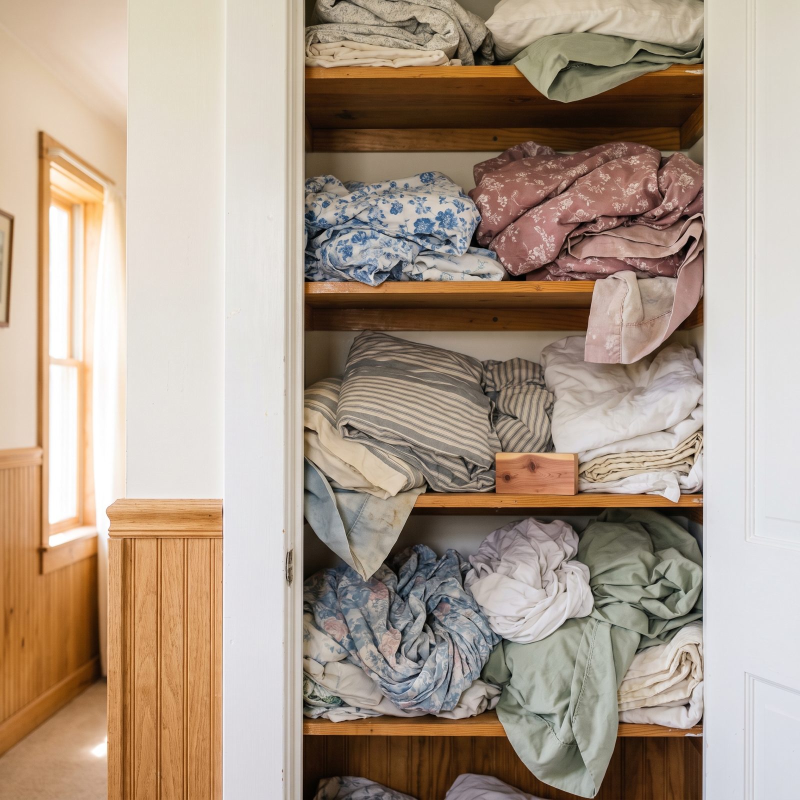 Linen Closets Packed With Mismatched Sets Nobody Can Pair Anymore