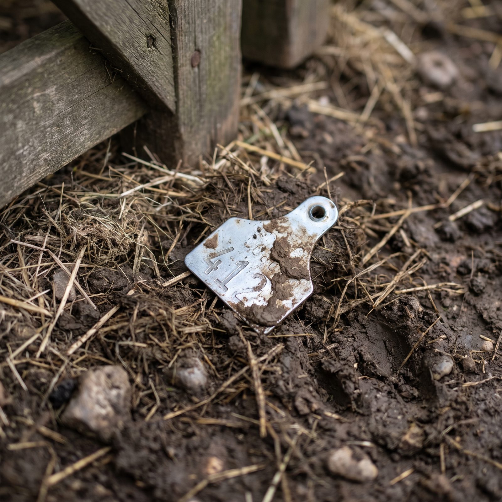 Livestock Ear Tags: The Numbered Metal Tags Lost in Mud and Hay