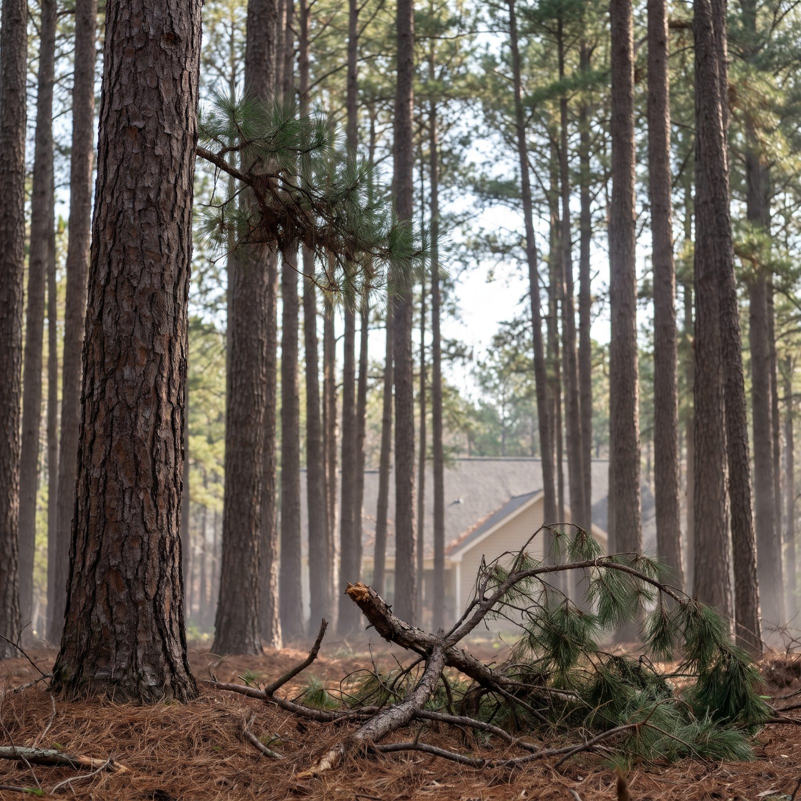 Loblolly Pine: Fast, Tall, and First to Snap in an Ice Storm