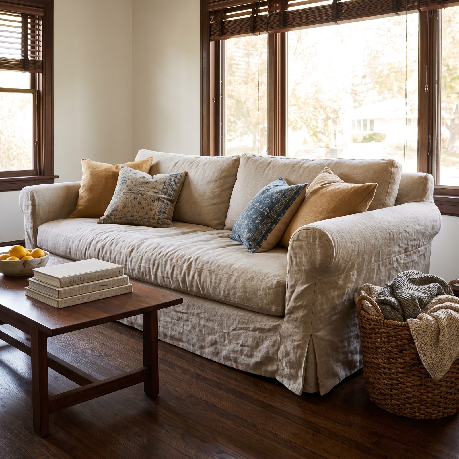 Loose Slipcovers That Save the Sofa You Already Own