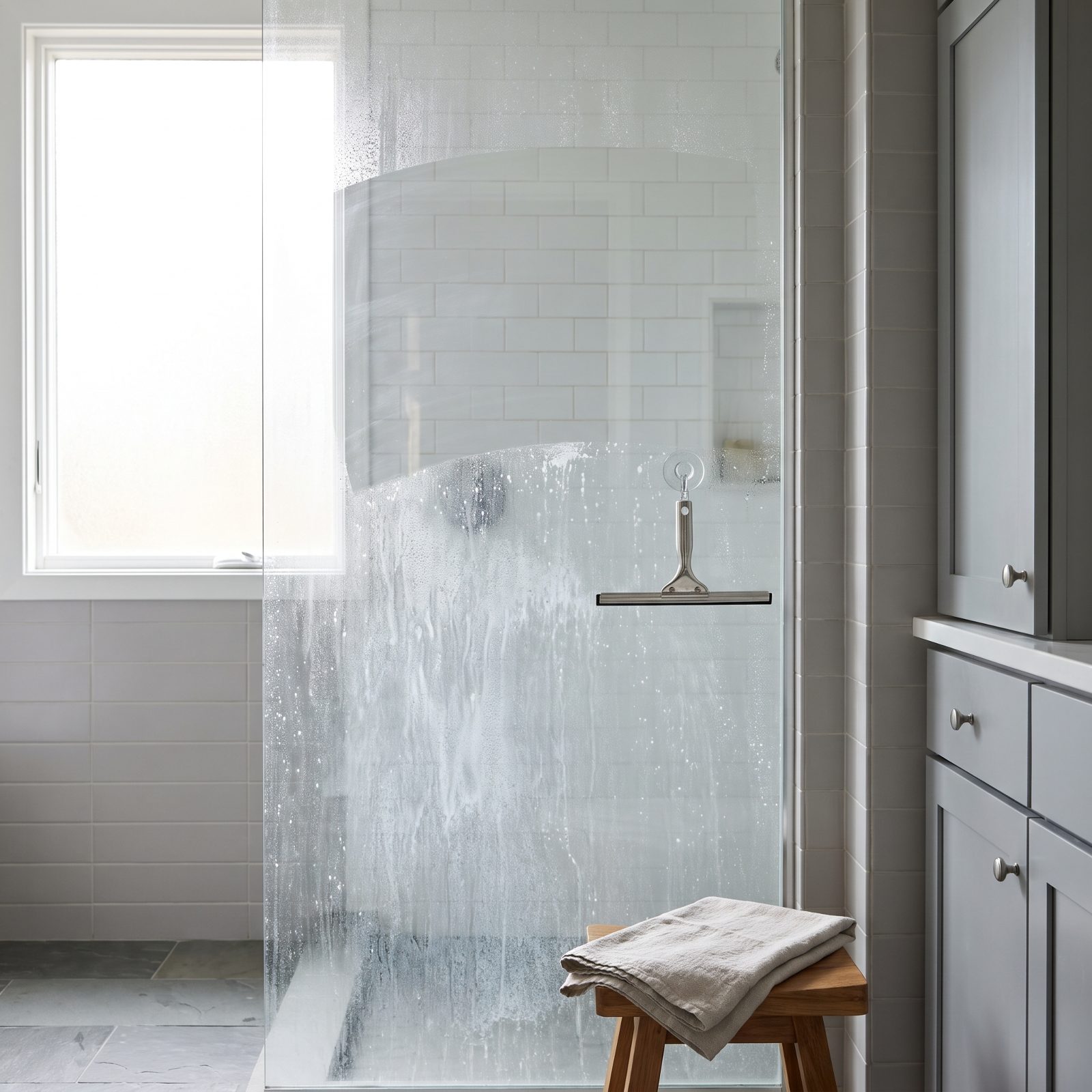 The Milky Film Clouding Your Glass Shower Doors