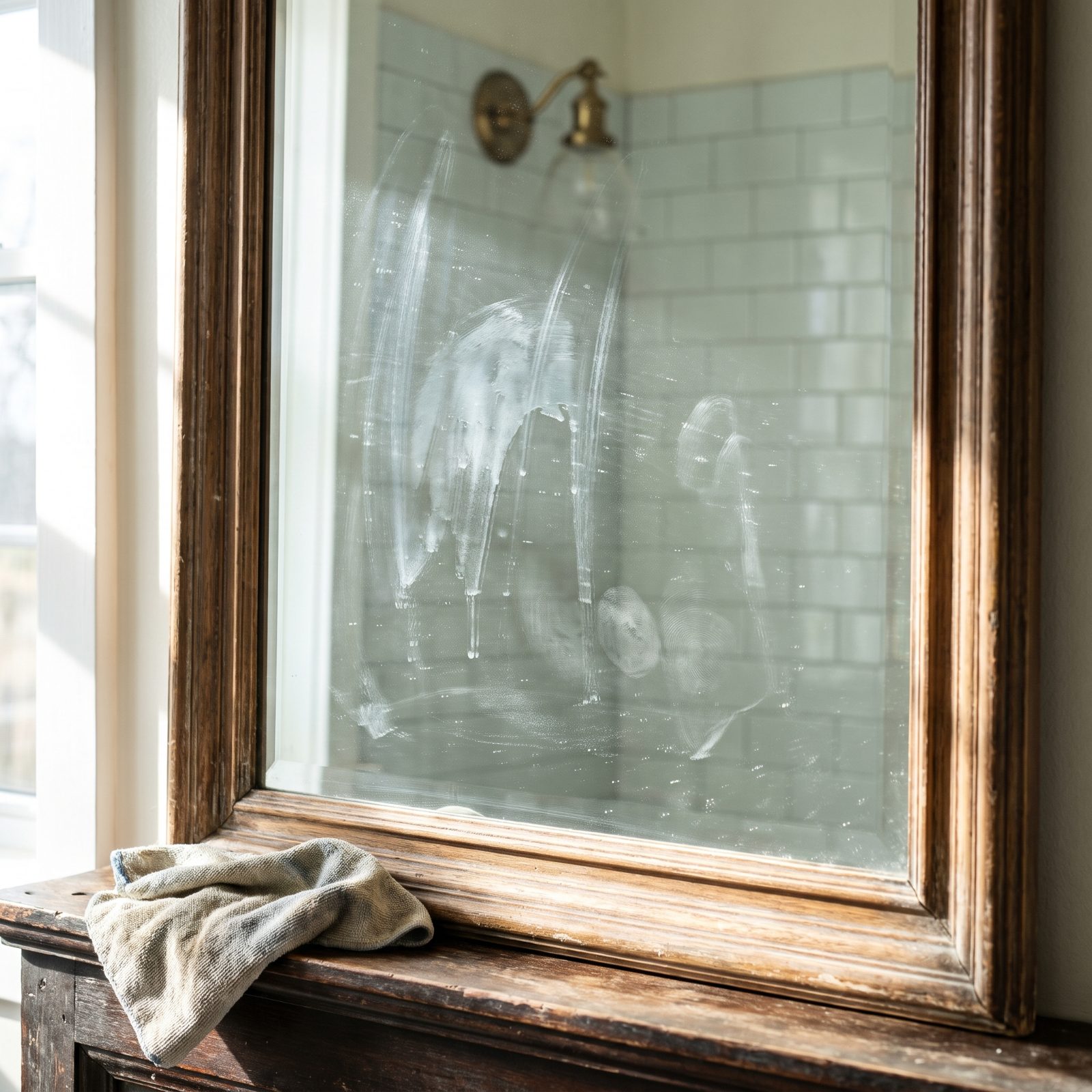 Mirrors and Glass That Dry Streaky Every Time