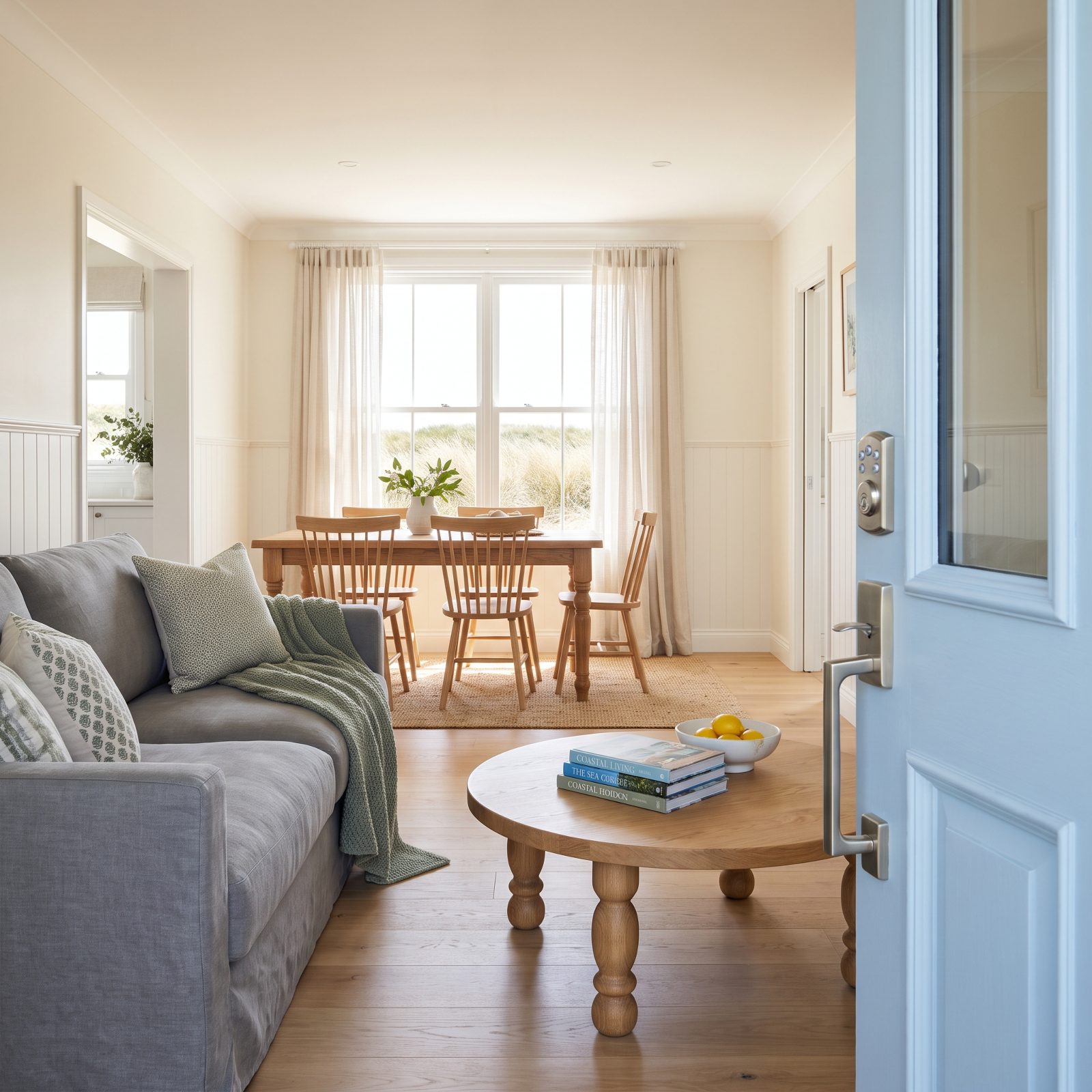 A Missing Foyer That Exposes the Whole Living Space