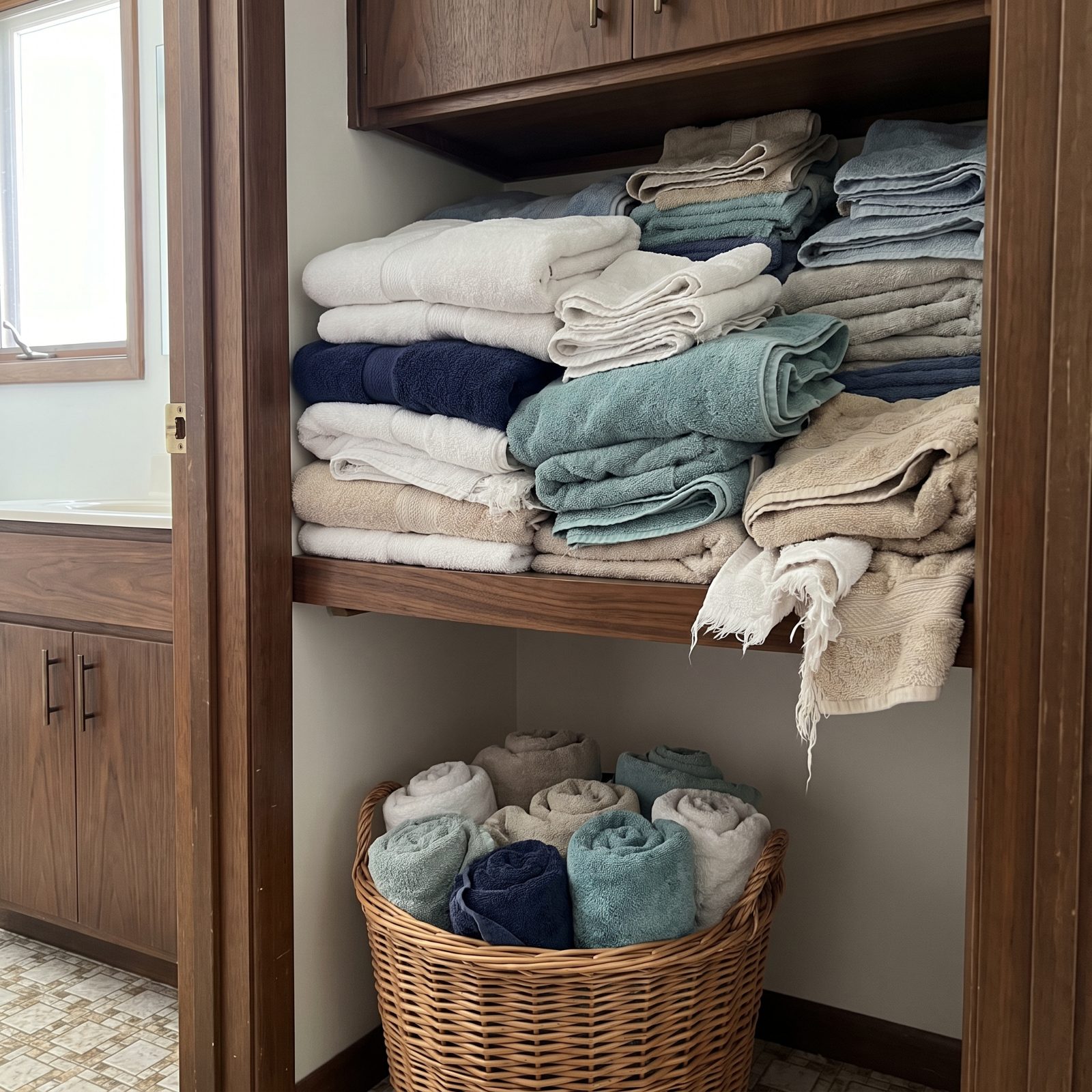 More Towels Than the Household Could Ever Rotate Through